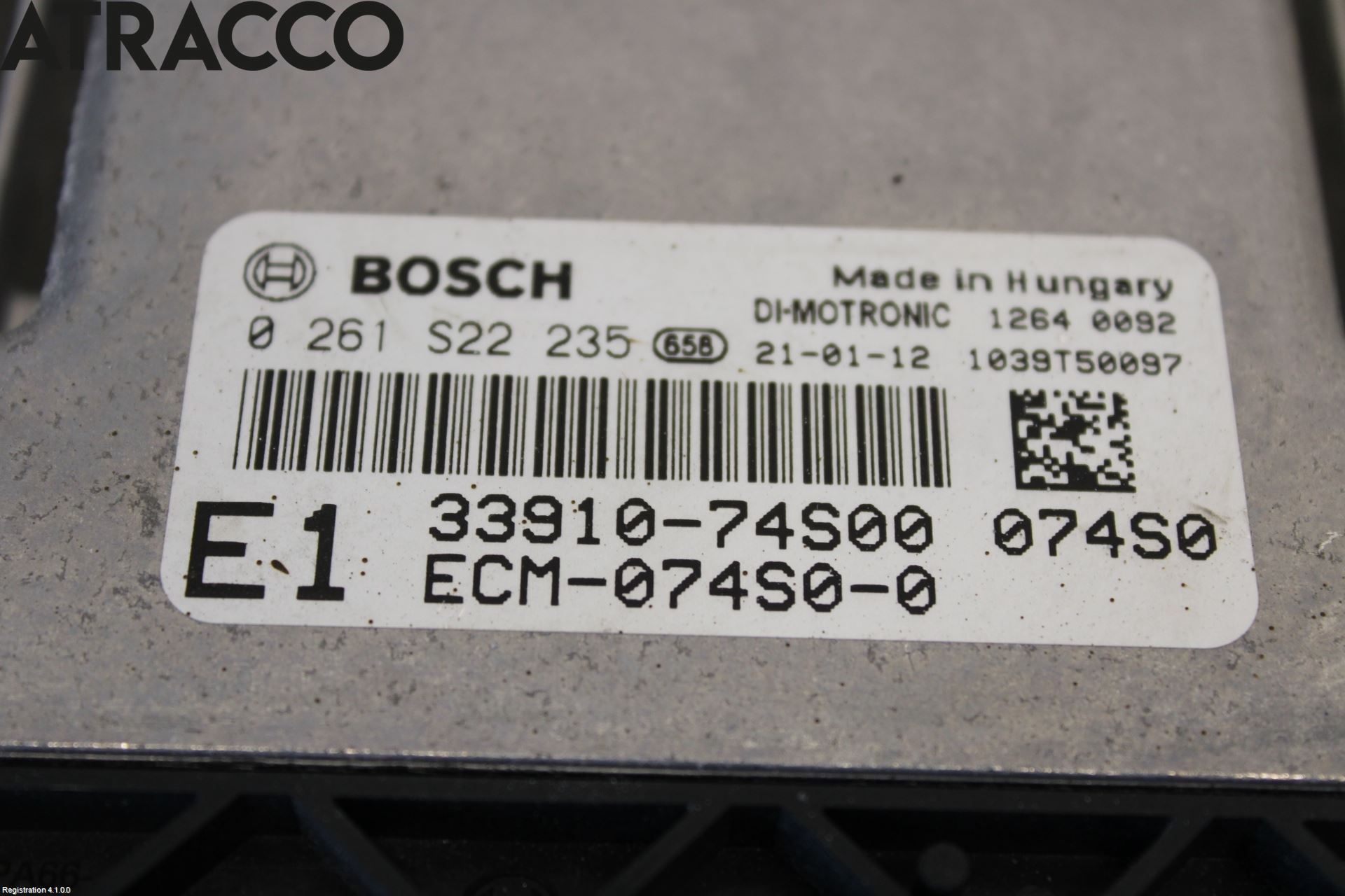 Suzuki VITARA 15- Styreenhet Innsprøytning