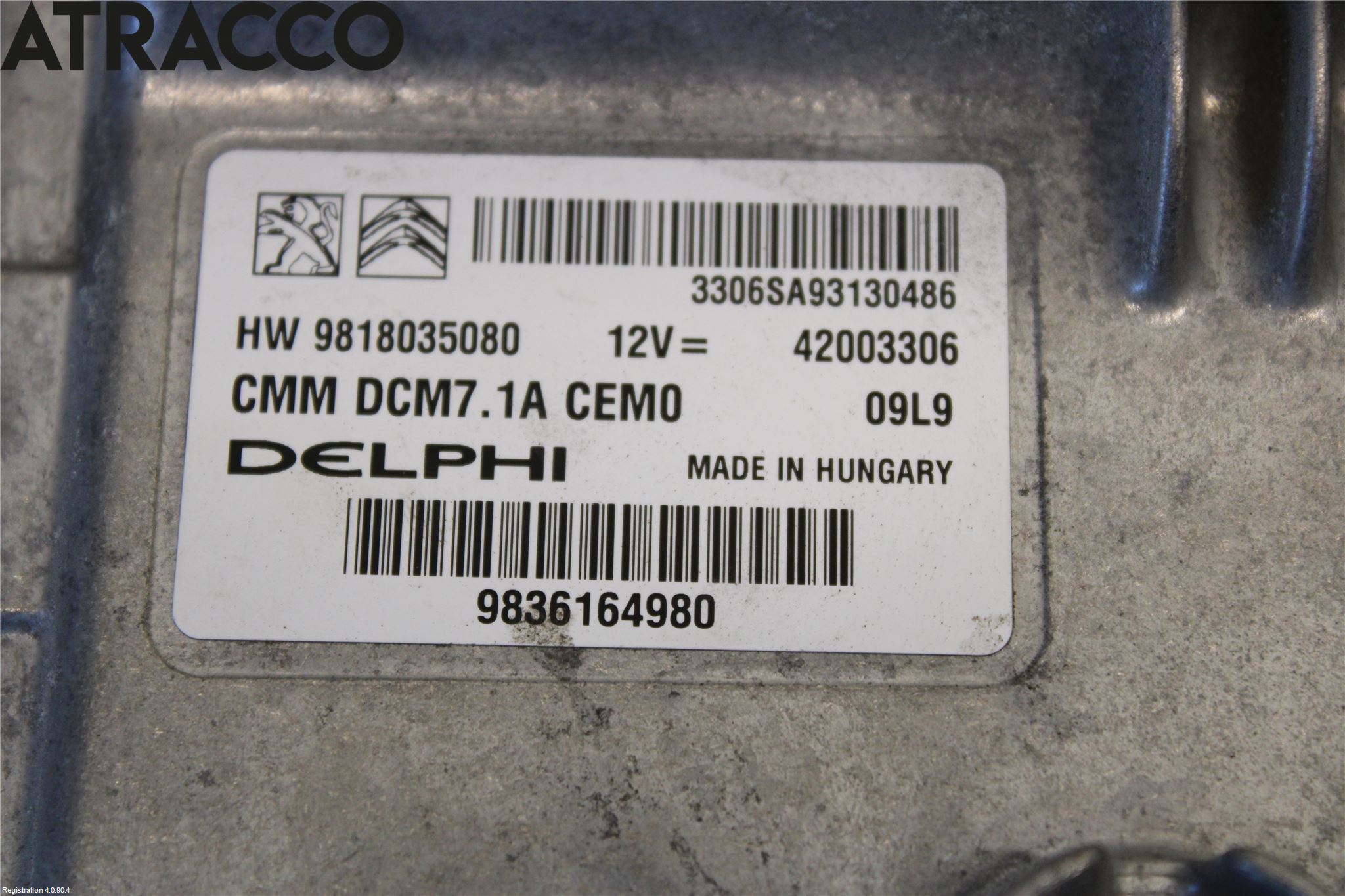 Citroen JUMPY 07-16 Styreenhet Innsprøytning