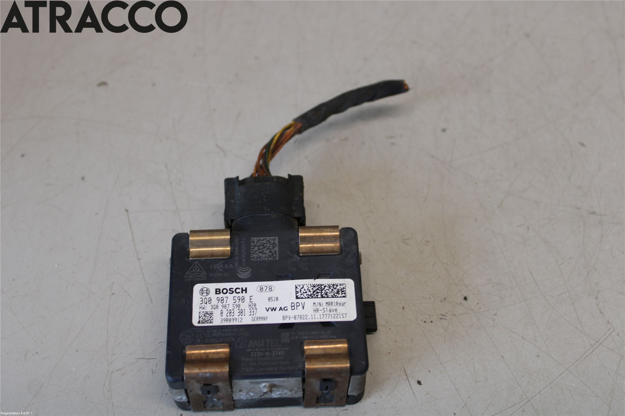 Volkswagen VW PASSAT 15-19 Sensor Kollisjonsbeskyttelse