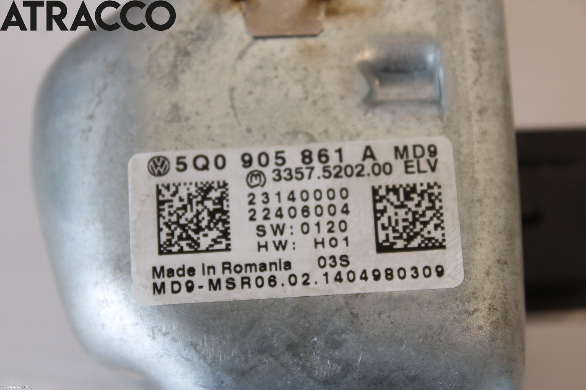 Audi A3/S3 05-13 Tenningslås - Rattlås Elktroni