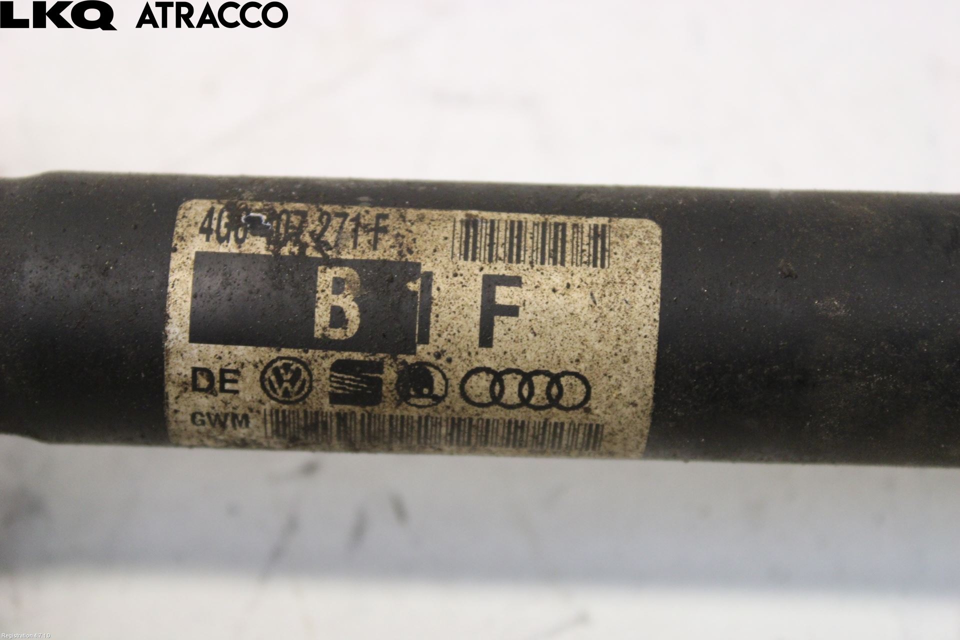 Audi A6 ALLROAD 12-18 Drivaksel Foran Kompl Venstre