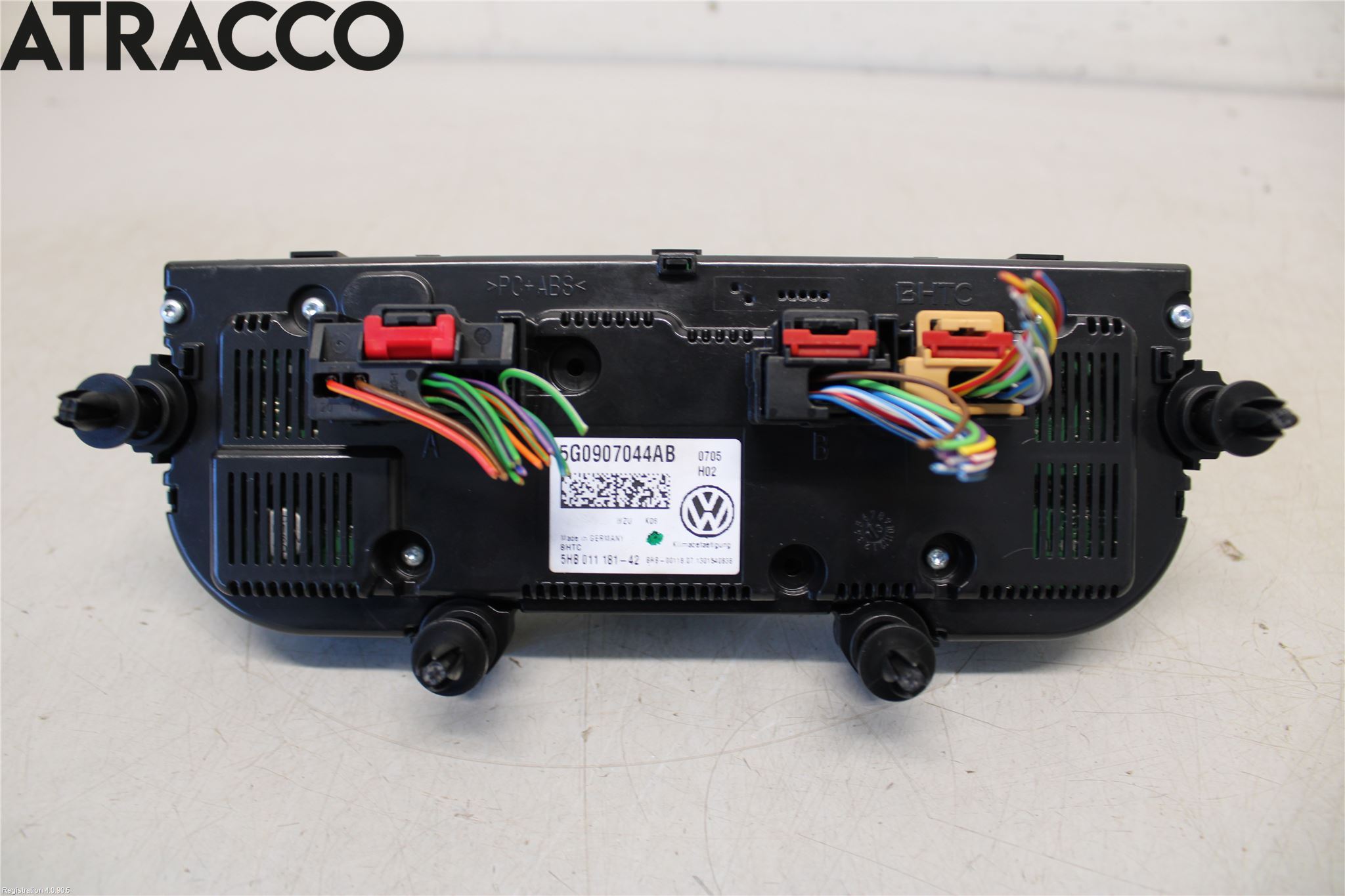 Volkswagen VW GOLF / E-GOLF VII 13-20 Varme Ac Betjening-Display