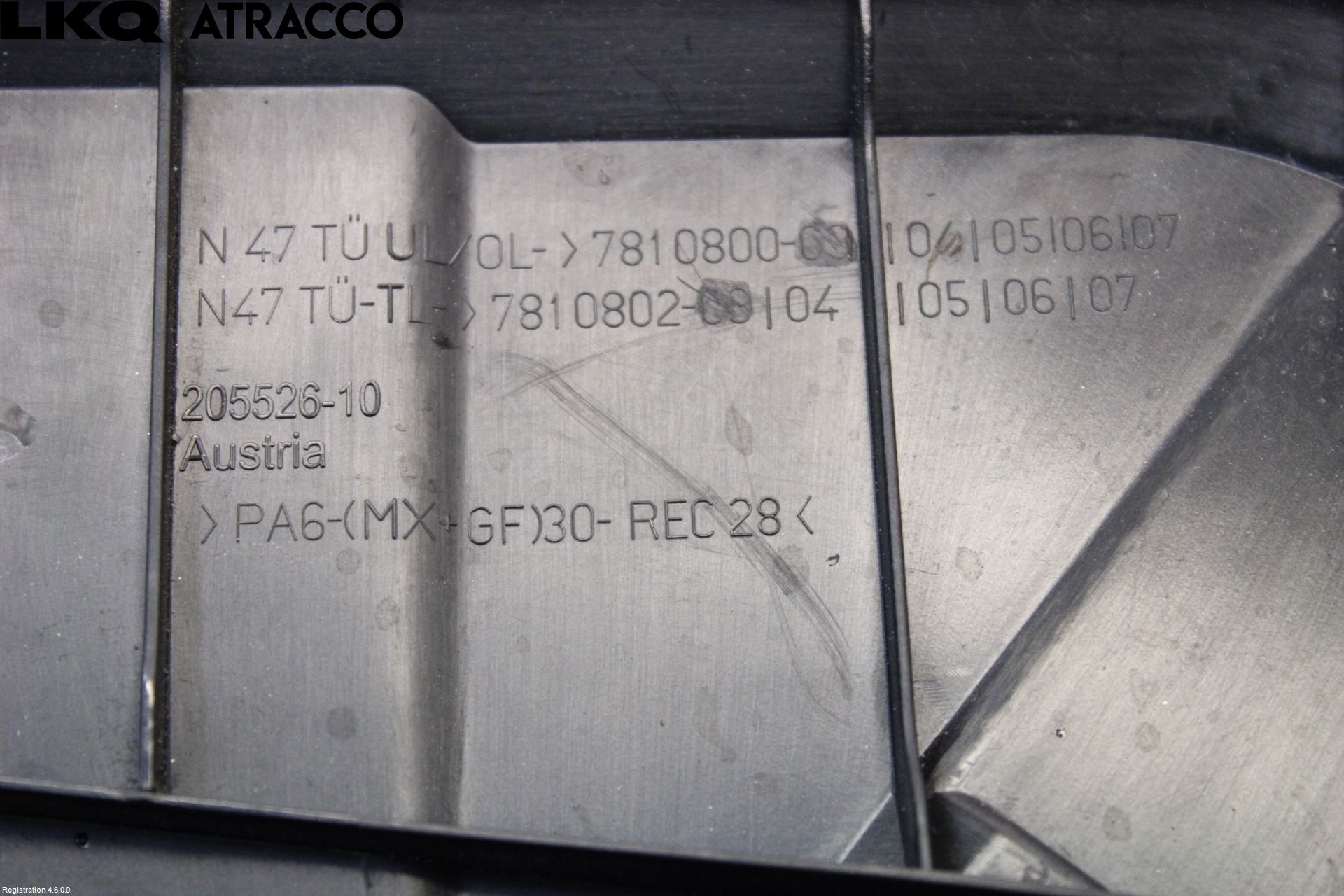 BMW 3 F30/F31/F80 12-19 Motor Deksel Over Motor