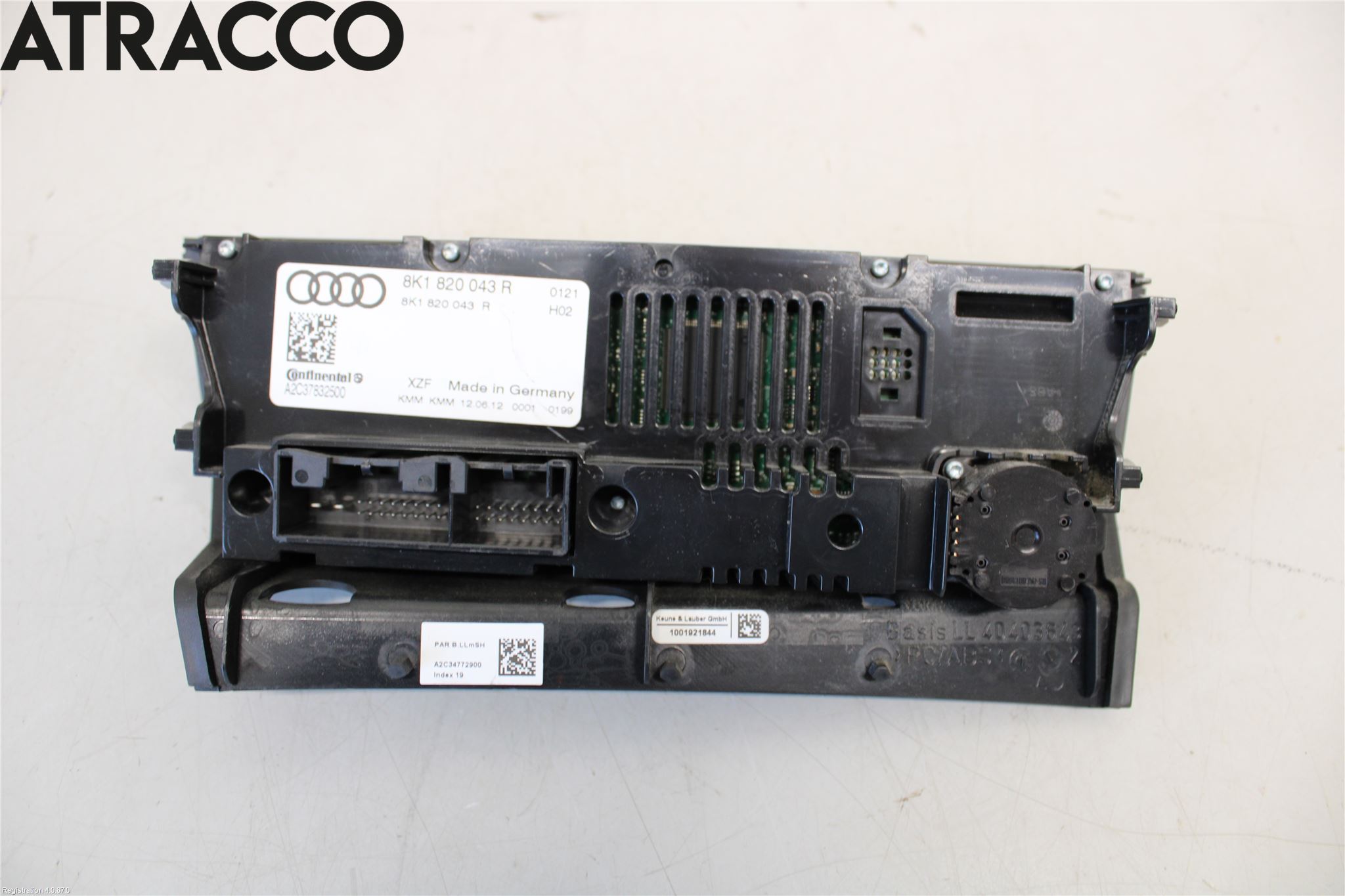 Audi A4/S4 08-11 Varme Ac Betjening-Display