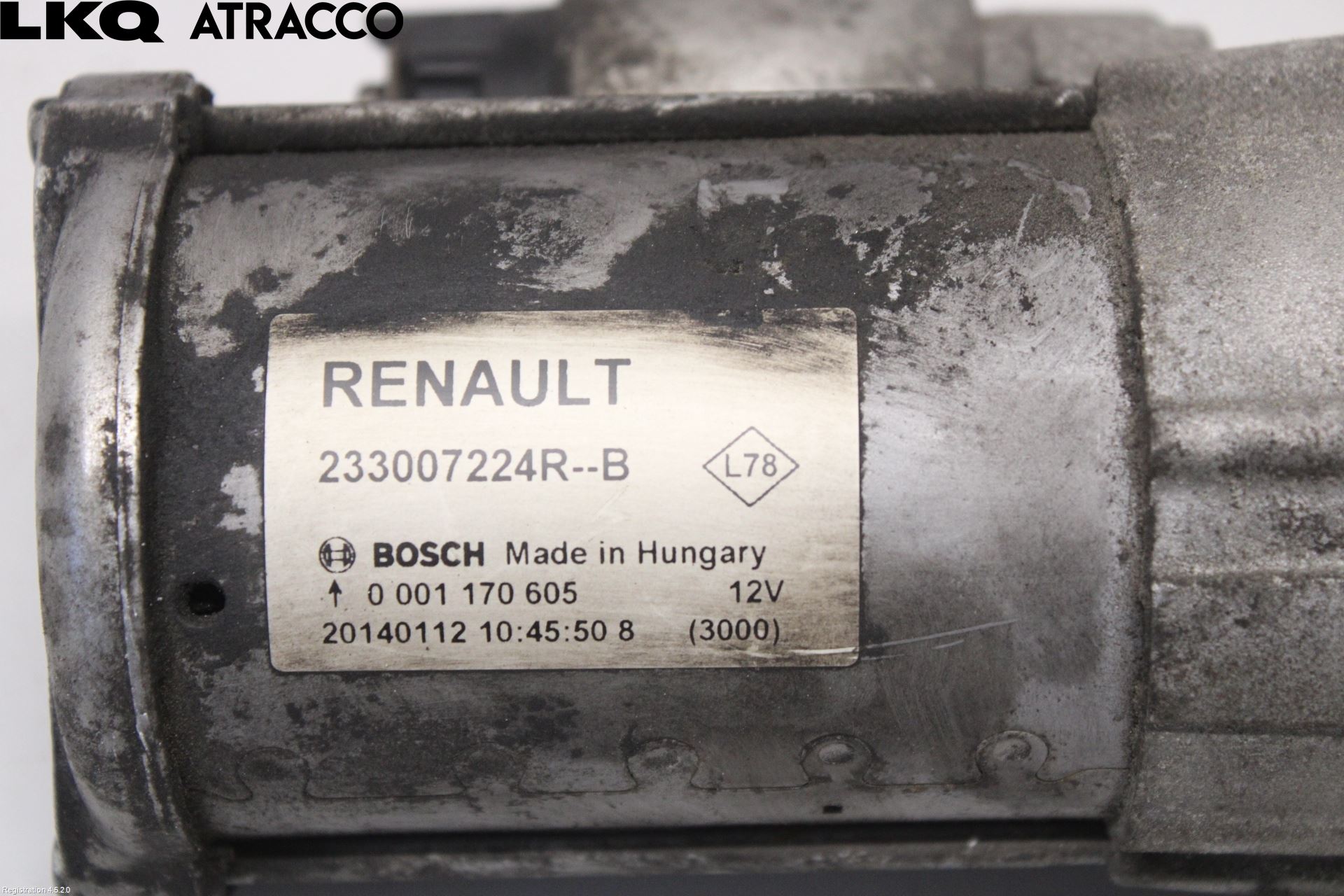 Nissan QASHQAI 14-17 Startmotor Diesel