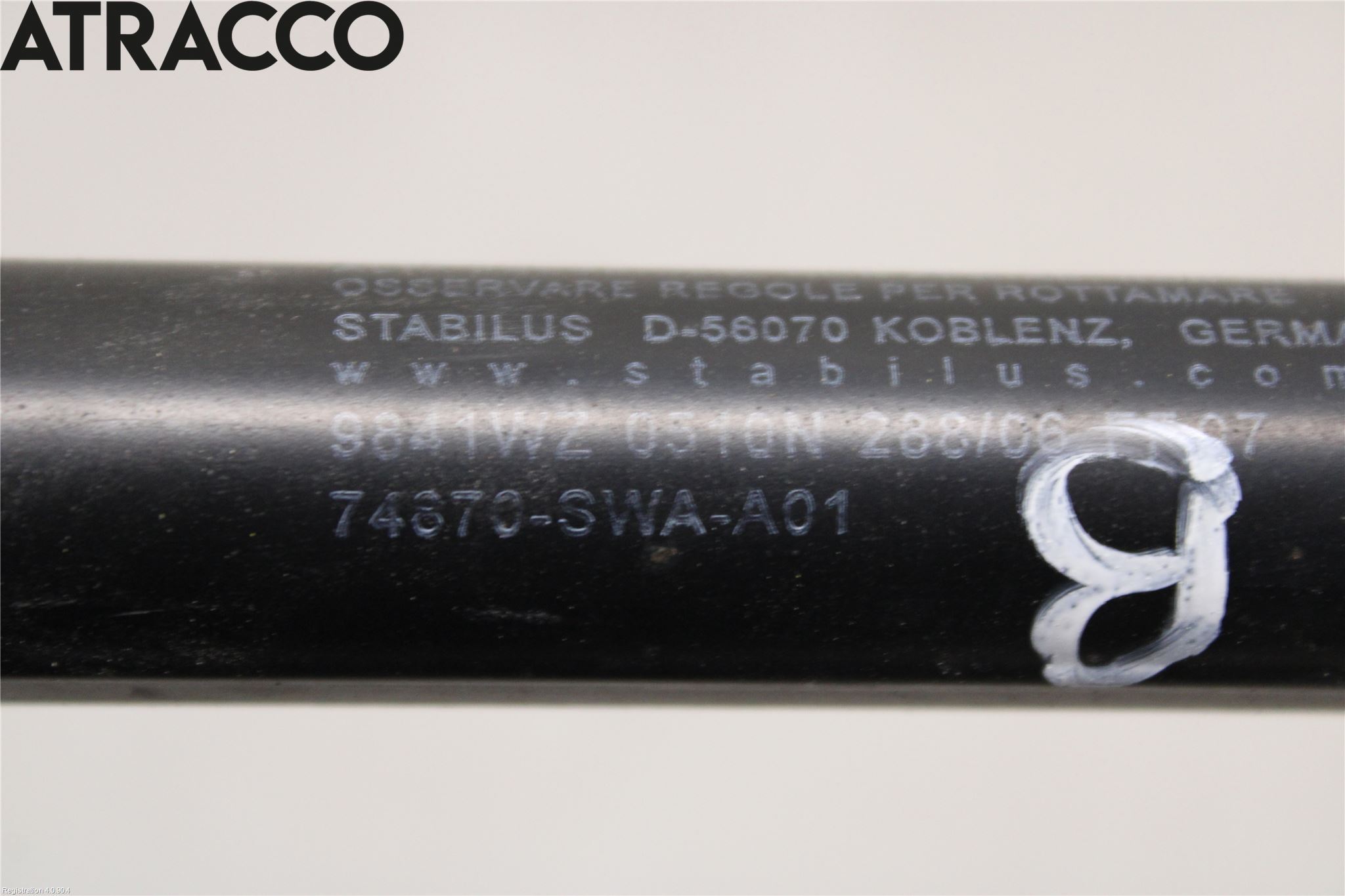 Honda CR-V 07-12 Bakluke Demper-Gassfjær