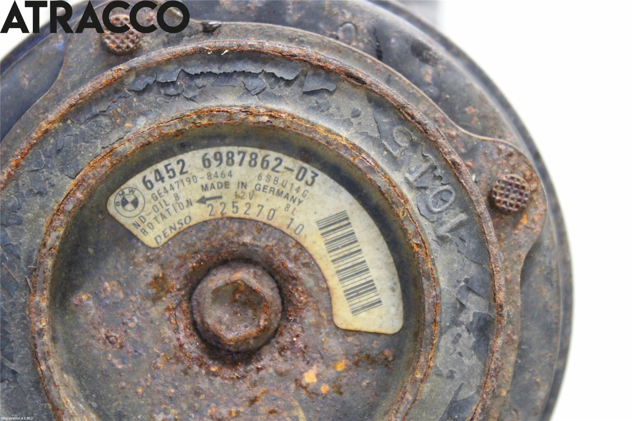 BMW 5 E60/61 Sed/Tou 02-10 Varme Ac Kompressor