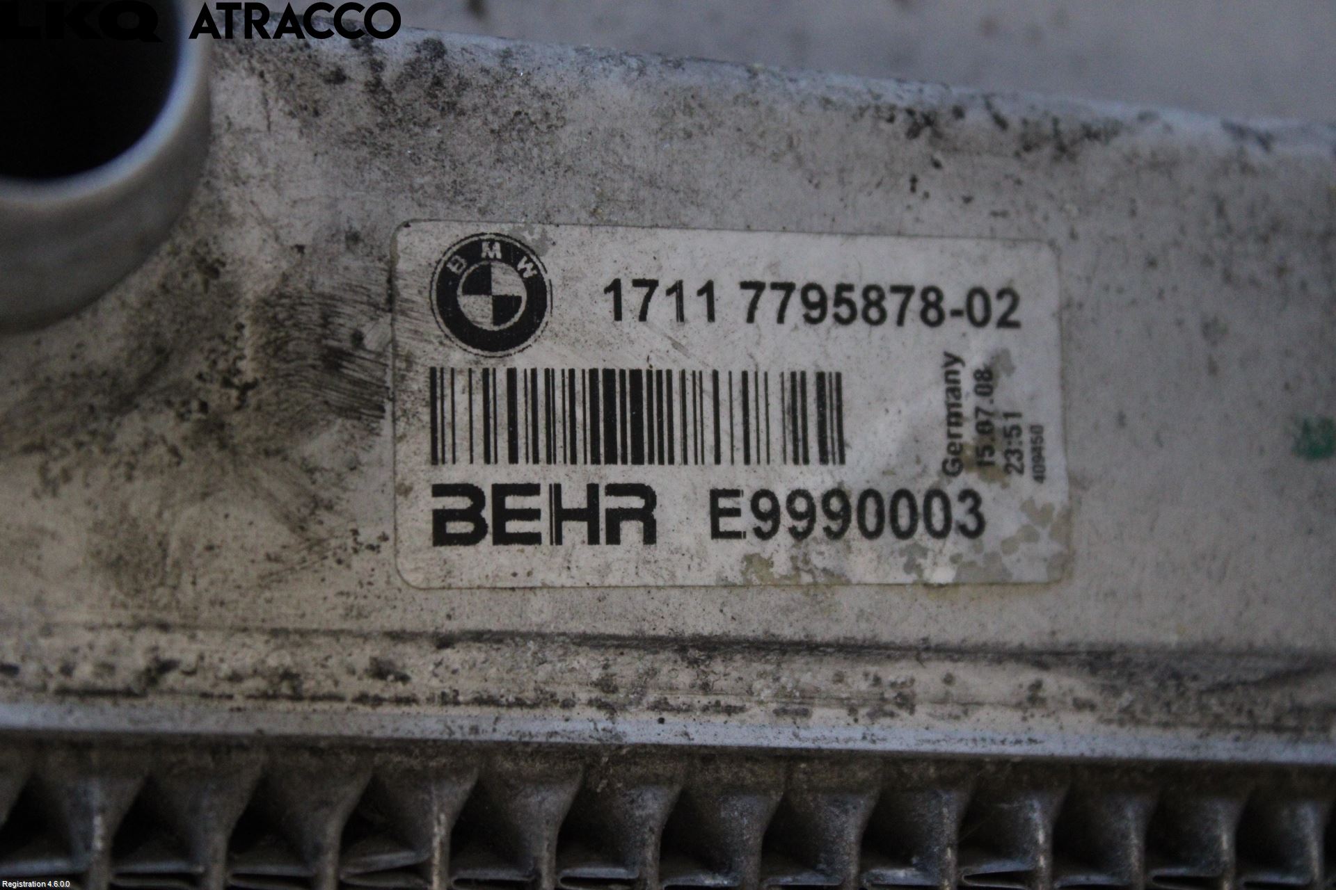 BMW 5 E60/61 Sed/Tou 02-10 Radiator Automat