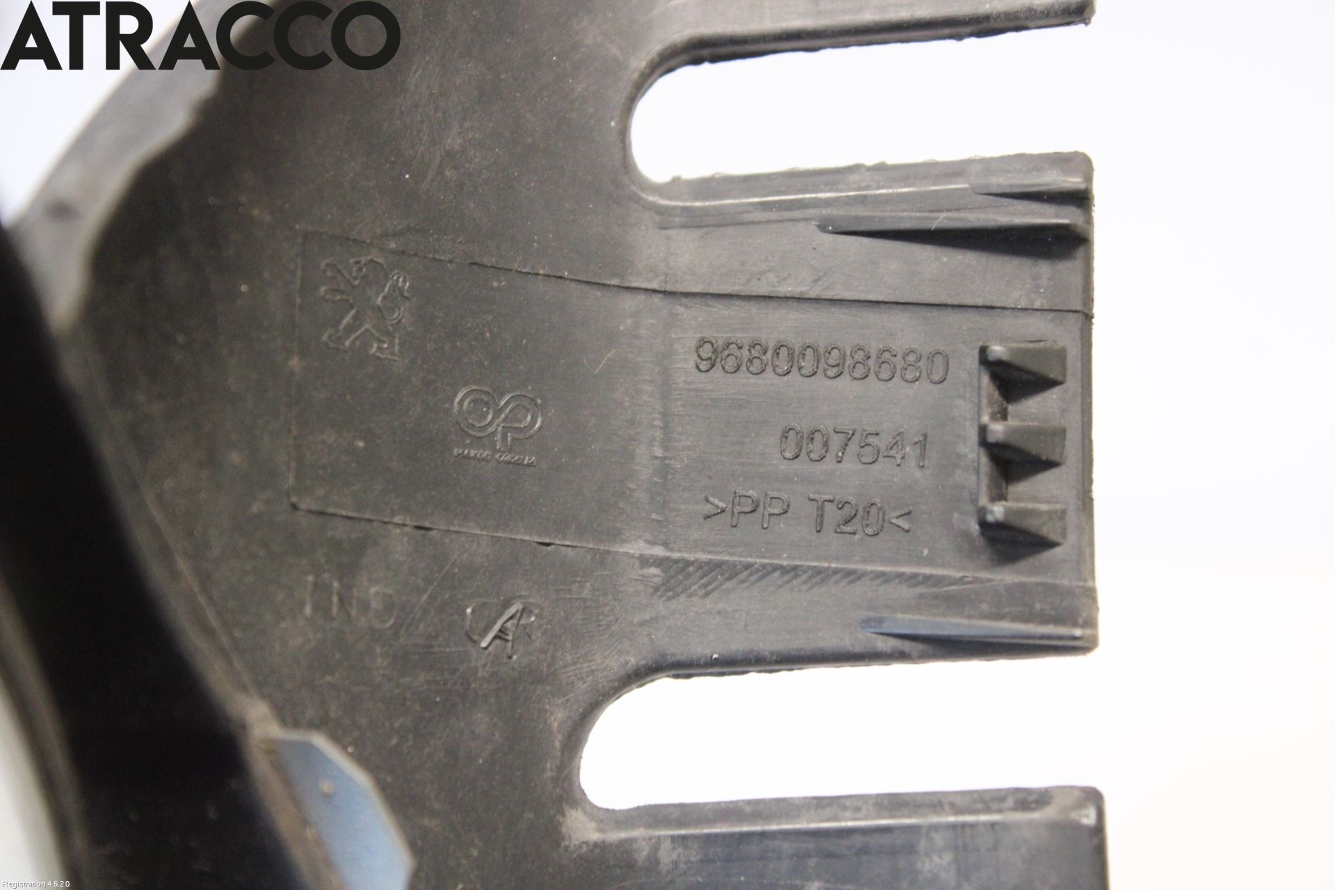 Peugeot 207 Frontlykt Kurve-Tåkelys Ramme