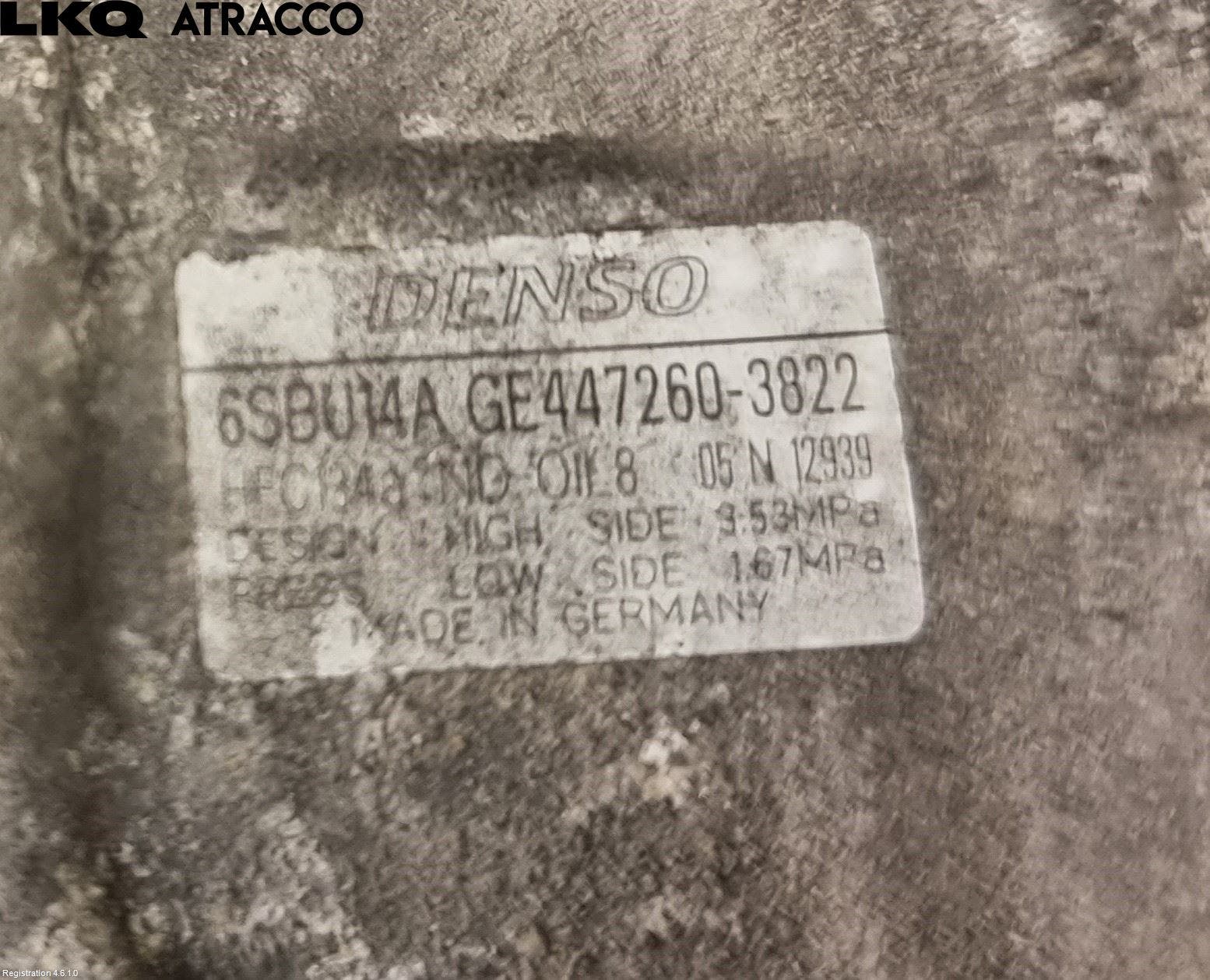 BMW 3 E90/91 SED/TOU 05-12 Varme Ac Kompressor