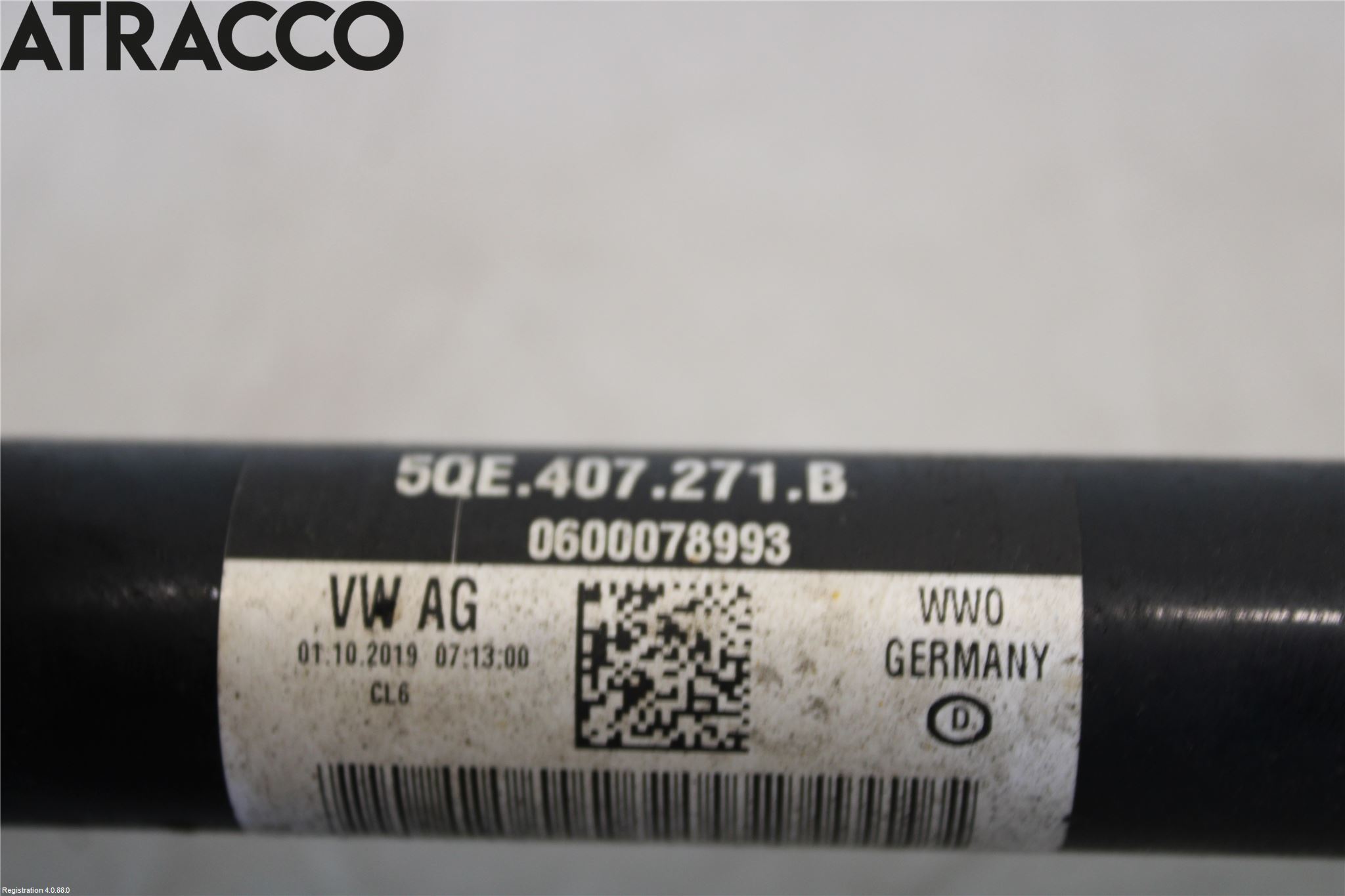 Volkswagen VW GOLF / E-GOLF VII 13-20 Drivaksel Foran Kompl Venstre