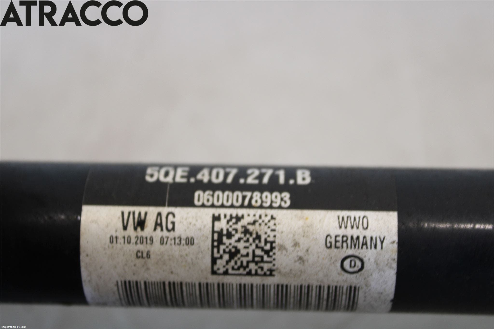 Volkswagen VW GOLF / E-GOLF VII 13-20 Drivaksel Foran Kompl Venstre