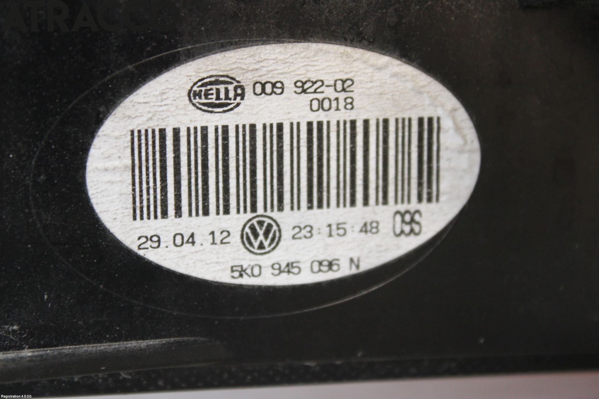 Volkswagen VW GOLF VI 09-13 Baklykt Høyre