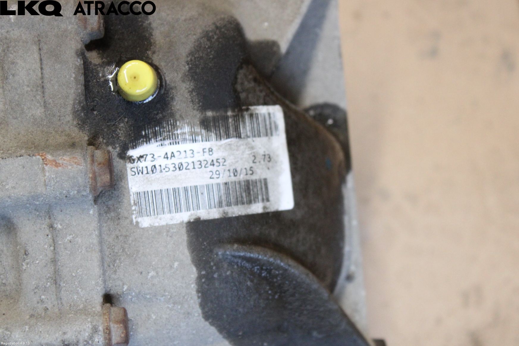 Jaguar XE (X760) 15-24 Bakaksel Kardang Bak -Diff