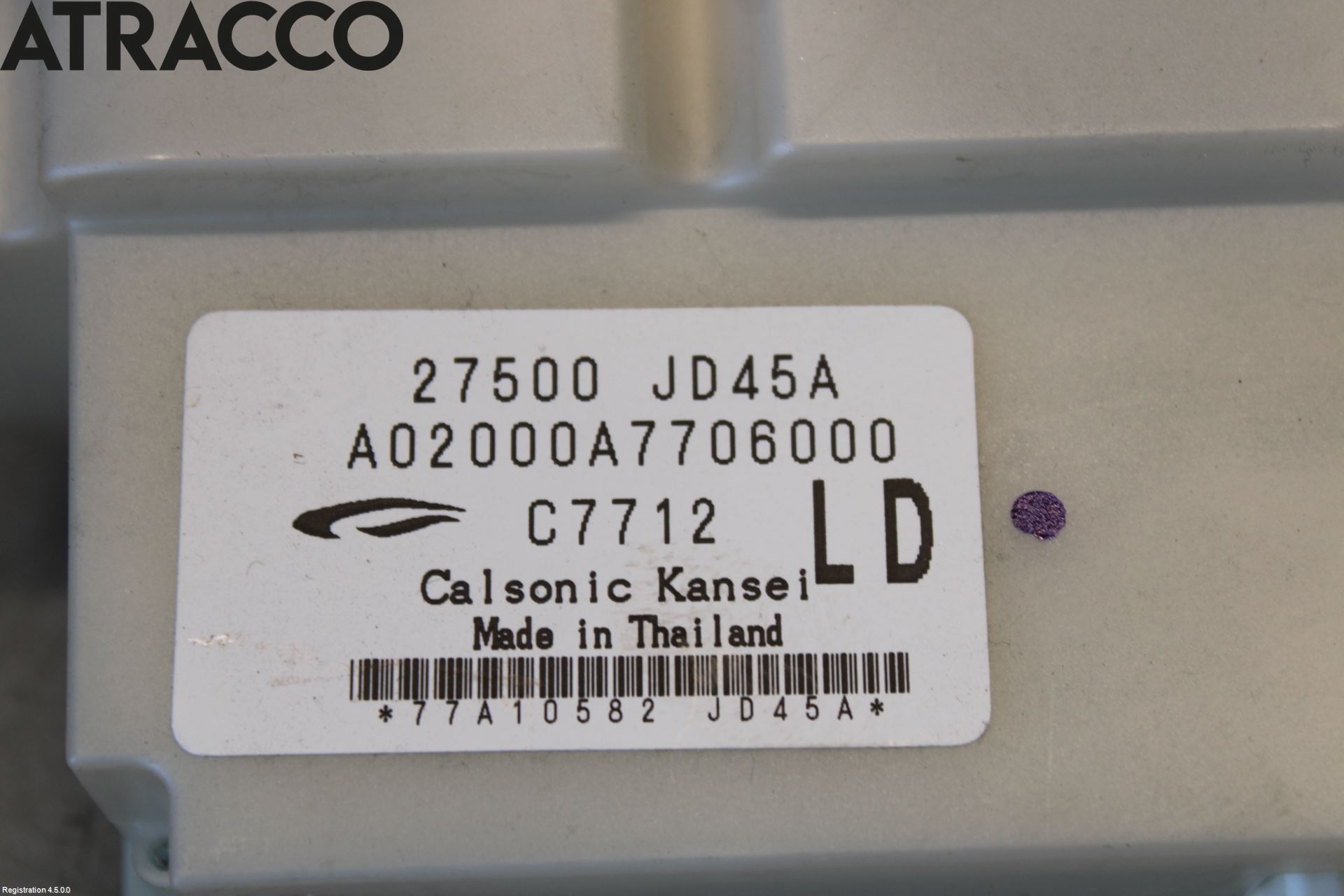 Nissan QASHQAI   07-10 Varme Ac Betjening-Display