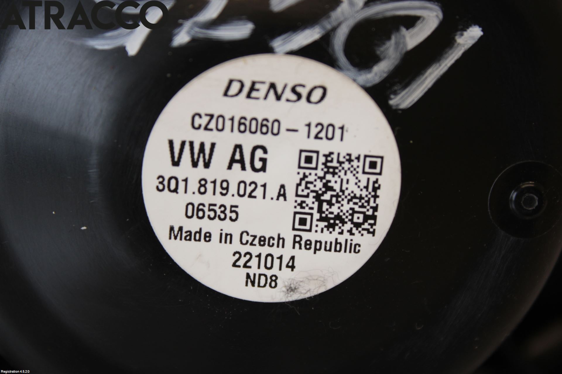 Volkswagen VW PASSAT 15-19 Varmeapparat Viftemotor