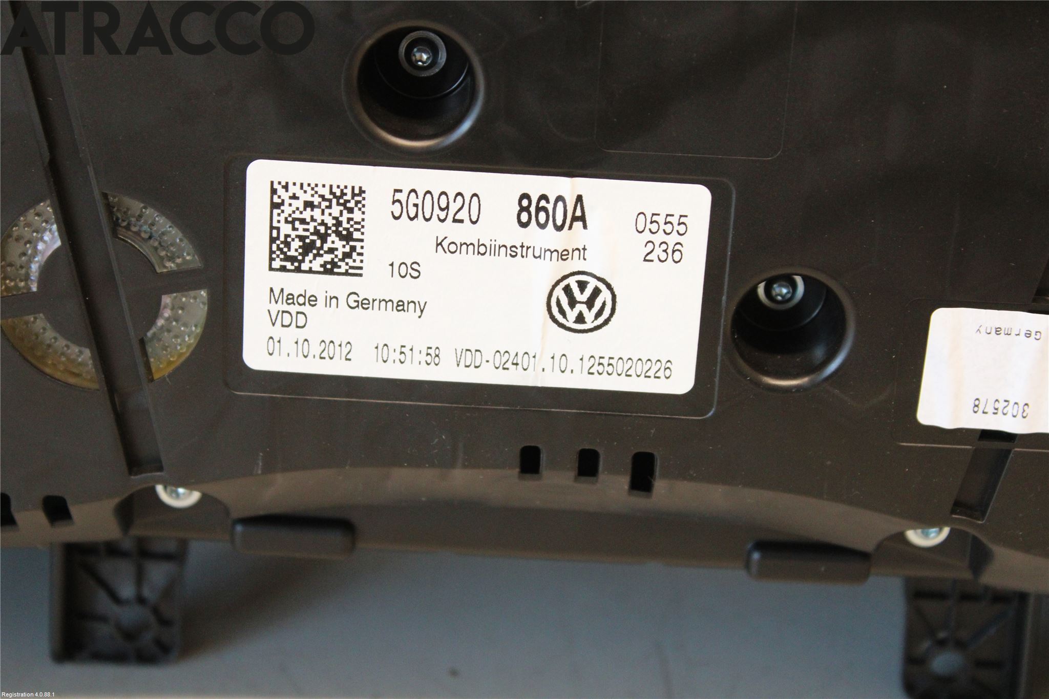 Volkswagen VW GOLF / E-GOLF VII 13-20 Instr Kombinert