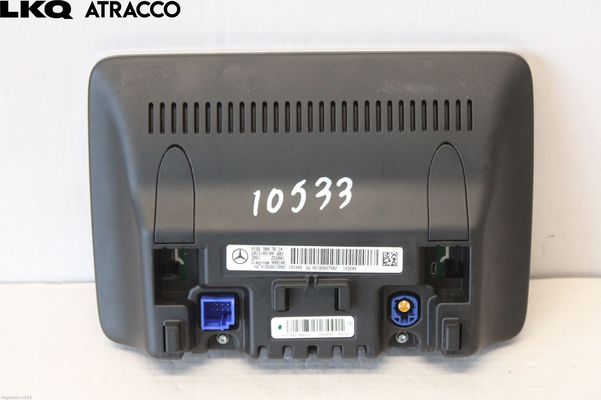 Mercedes-Benz MB B-KLASS (W246/W242) 12-19 Multifunktionsdisplay