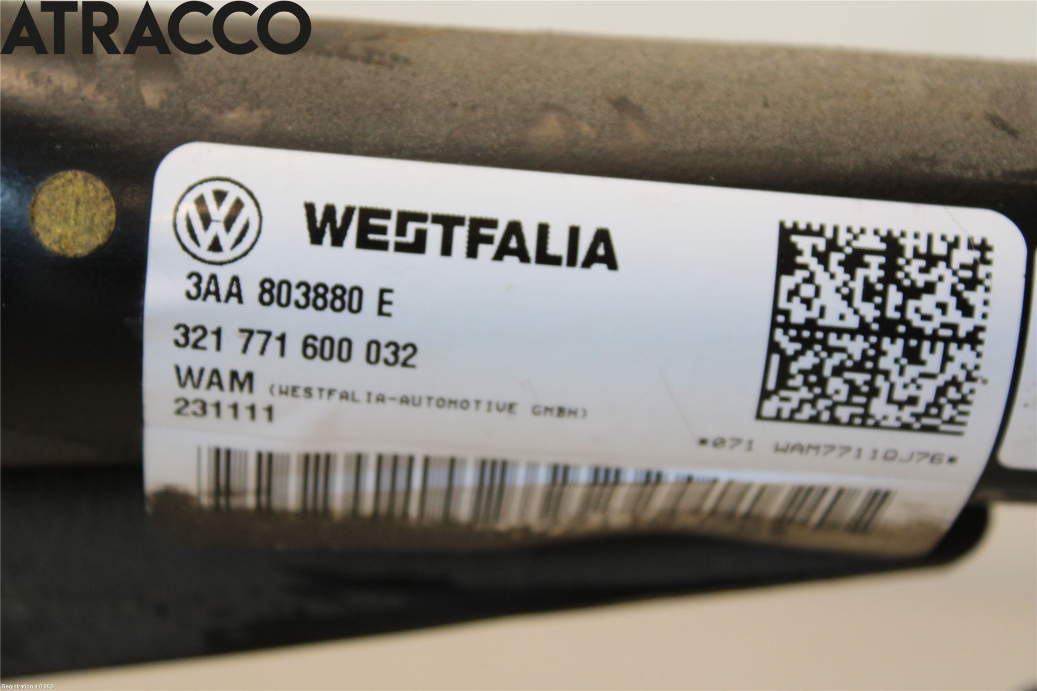 Volkswagen VW PASSAT 11-14 Tilhengerfeste