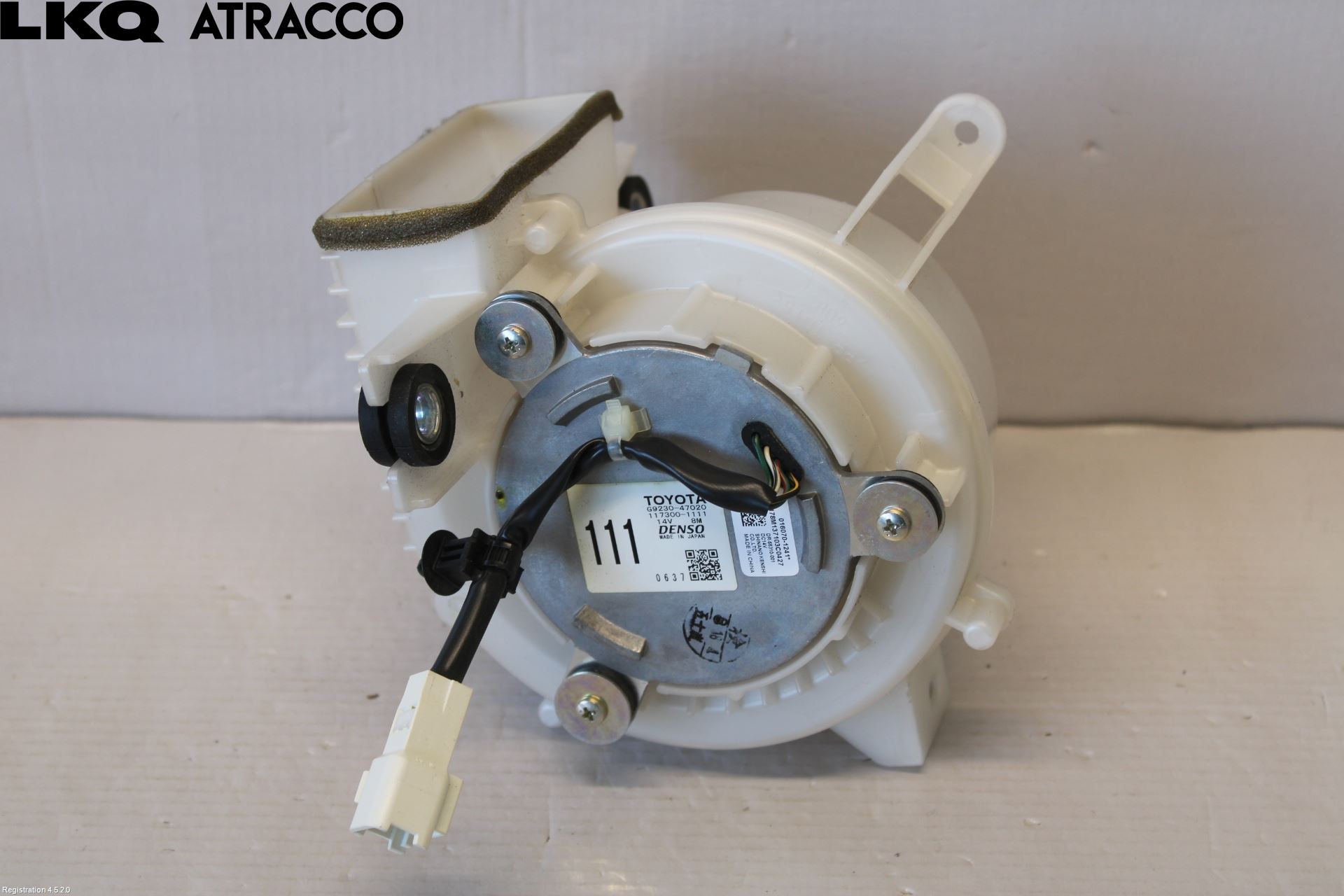 Toyota PRIUS ZVW30 09-20 Varmeapparat Viftemotor