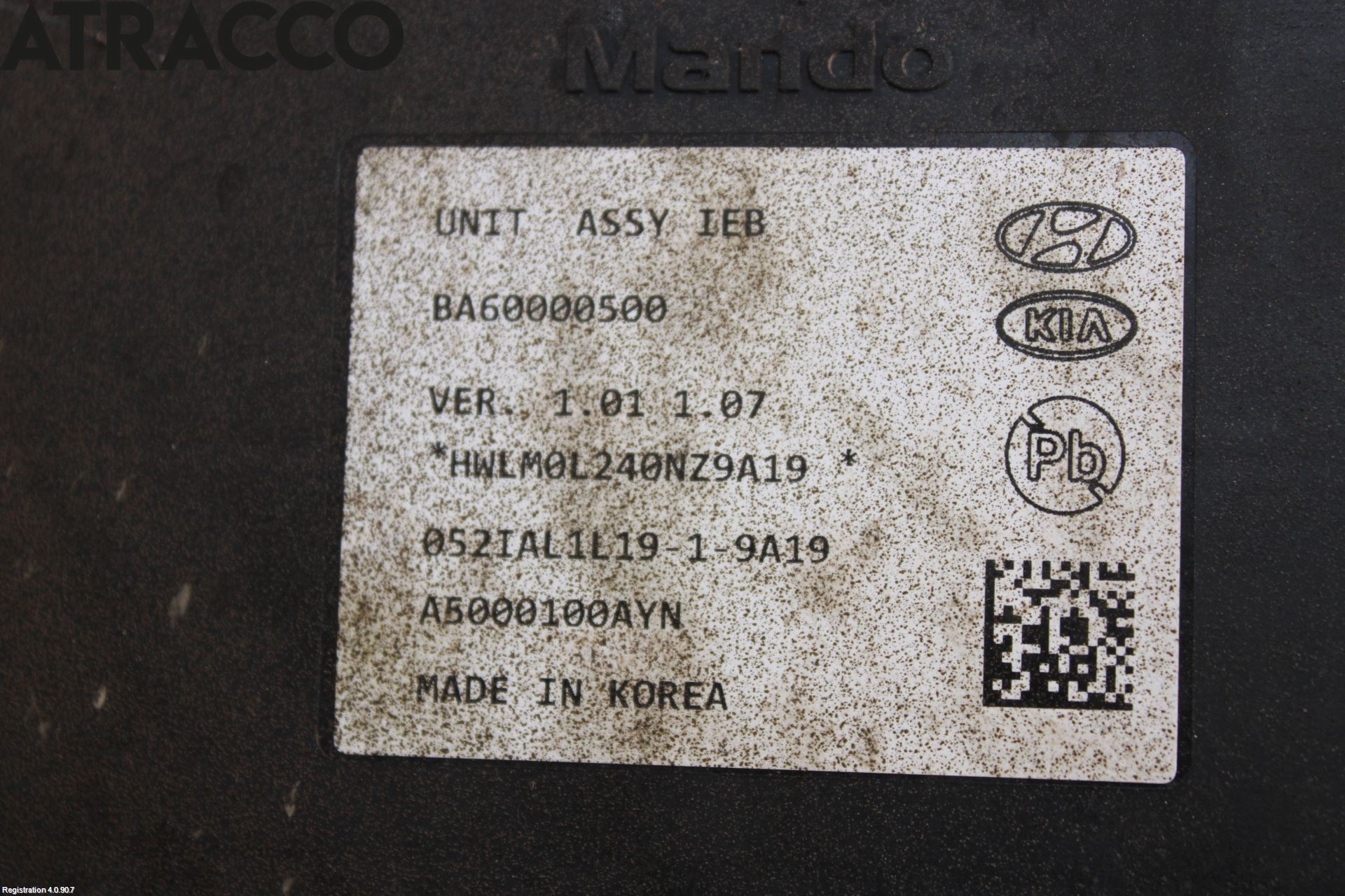 Kia NIRO (DE) 17-22 Abs Hydraulikkaggregat