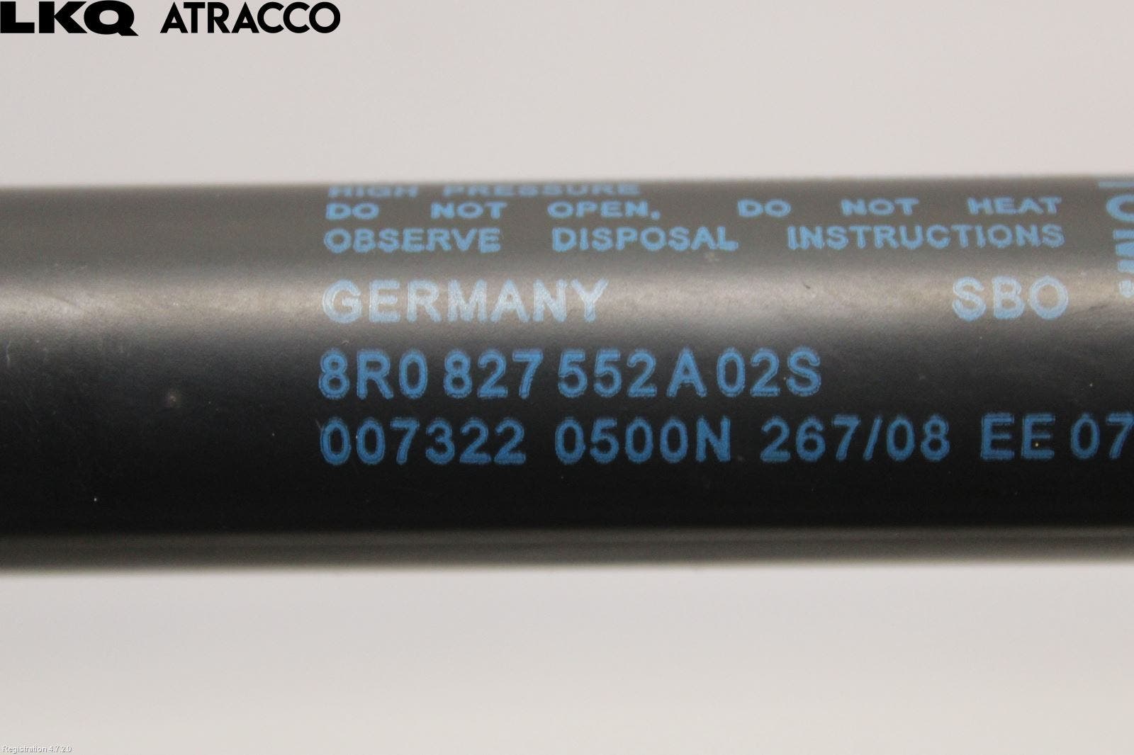 Audi Q5 09-16 Bakluke Demper-Gassfjær