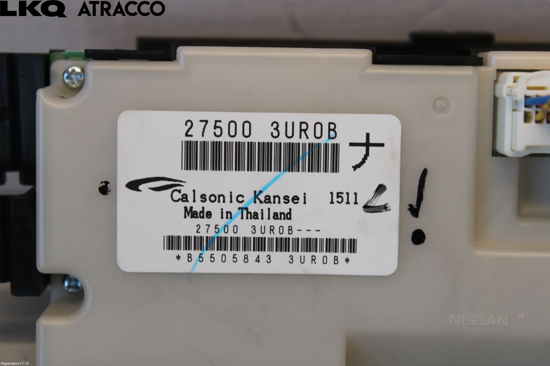 Nissan X-TRAIL 08-14 Varme Ac Betjening-Display