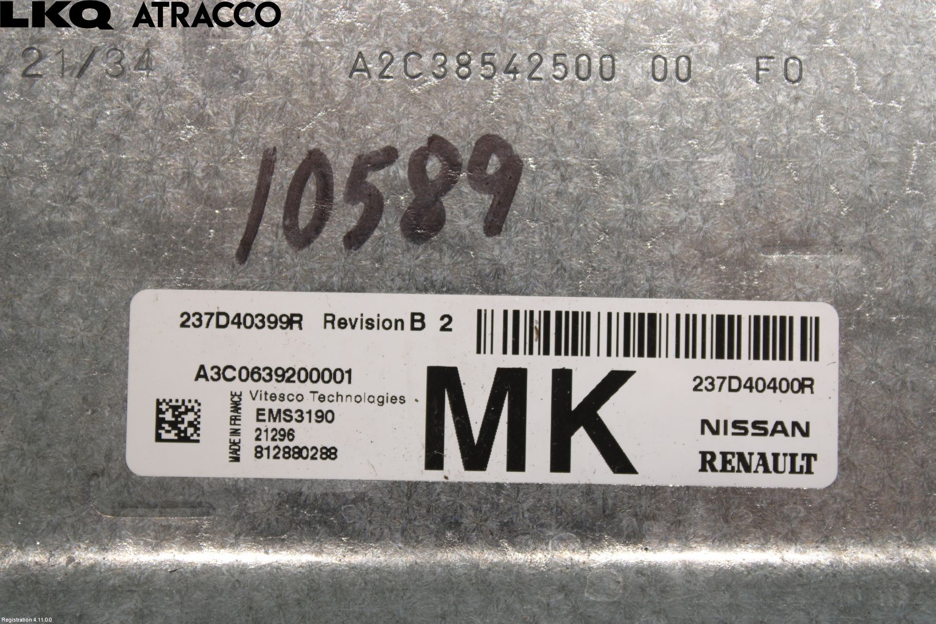 Renault ZOE/E-TECH 13- Styreenhet Innsprøytning