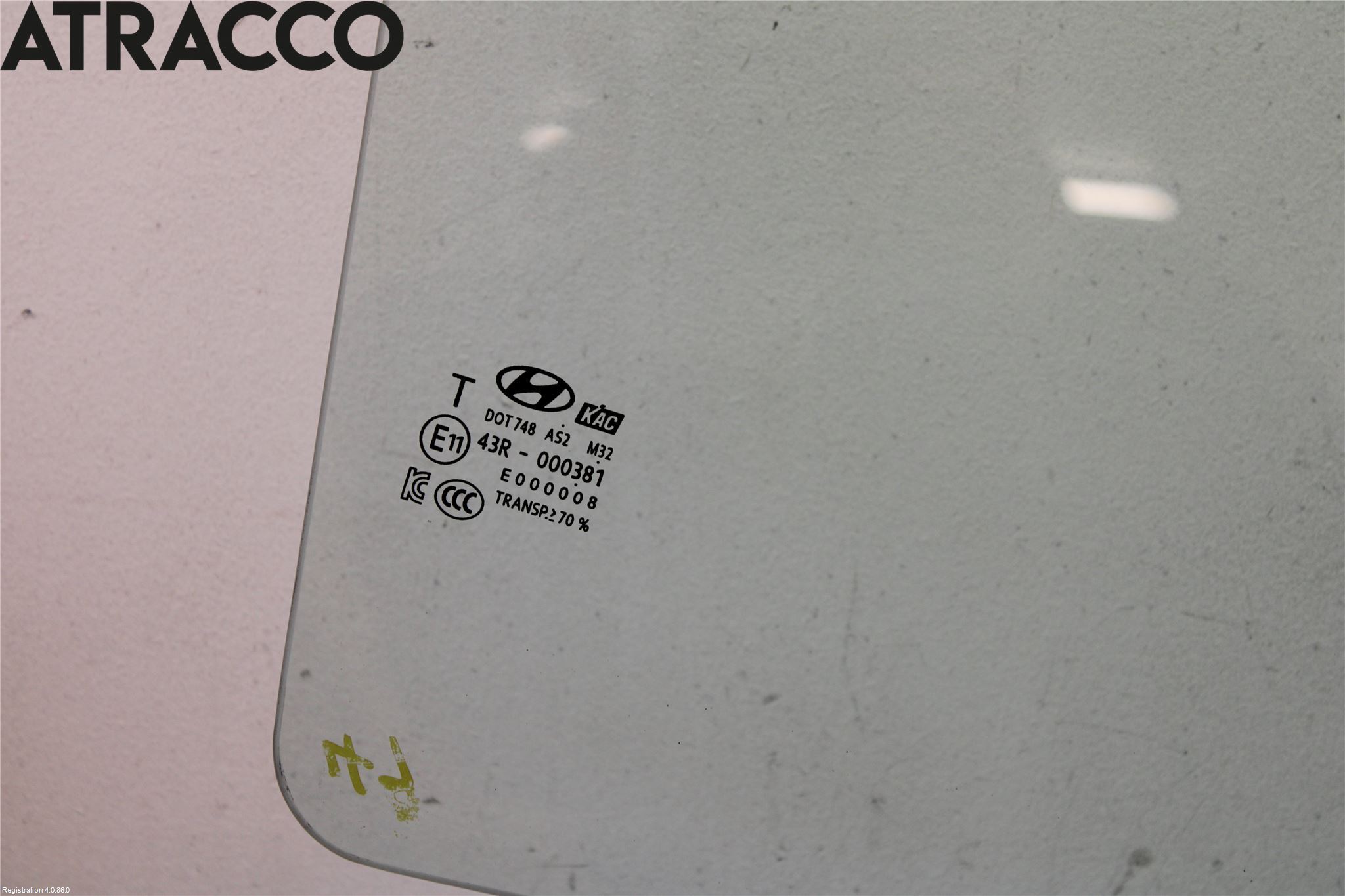 Hyundai IONIQ AE 17-22 Dørrute Bak Høyre 4Dørs