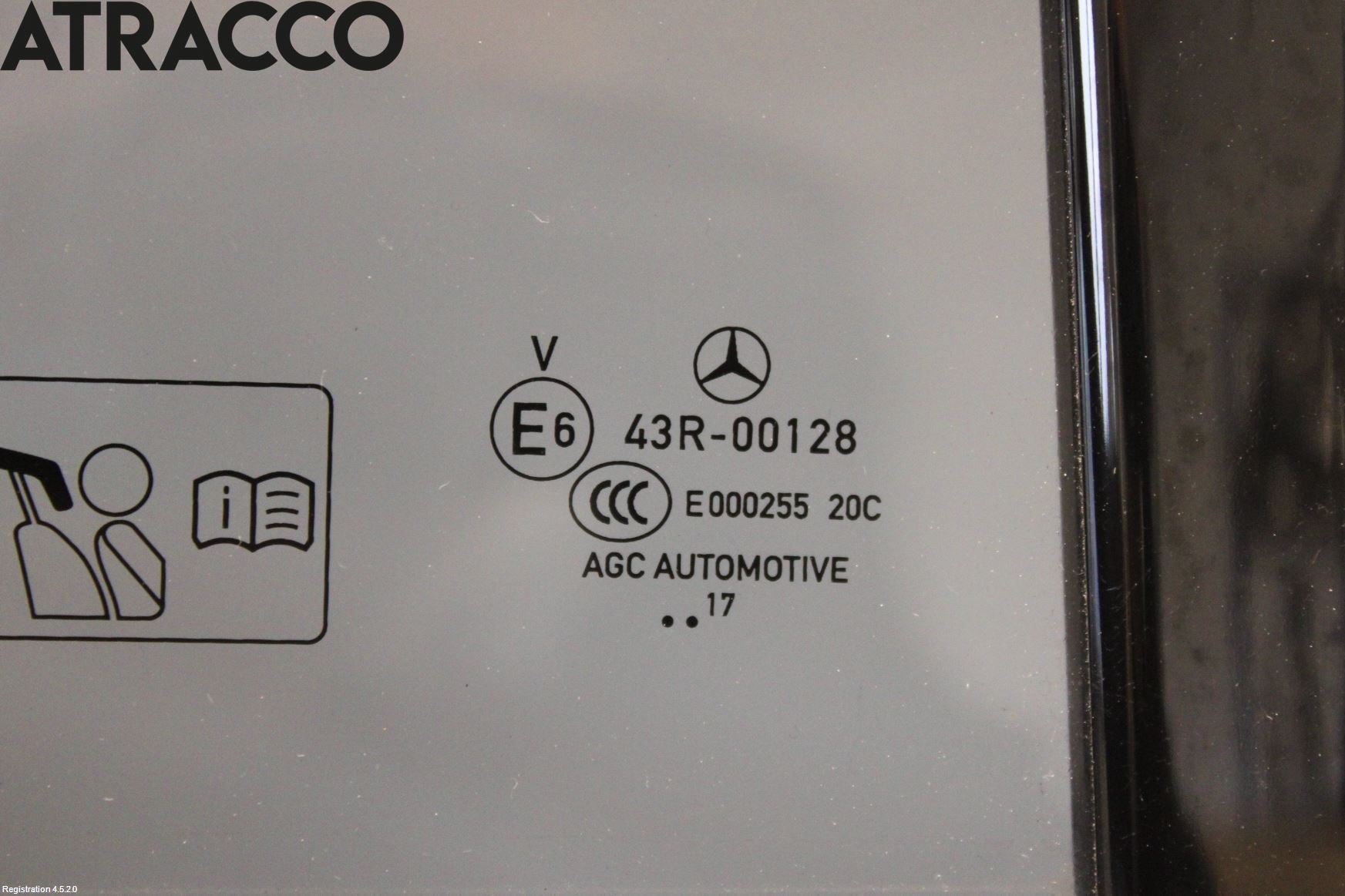 Mercedes-Benz MB CLA-KLASS (C117/X117) 13-19 Dørrute Bak Høyre Trekant 4D