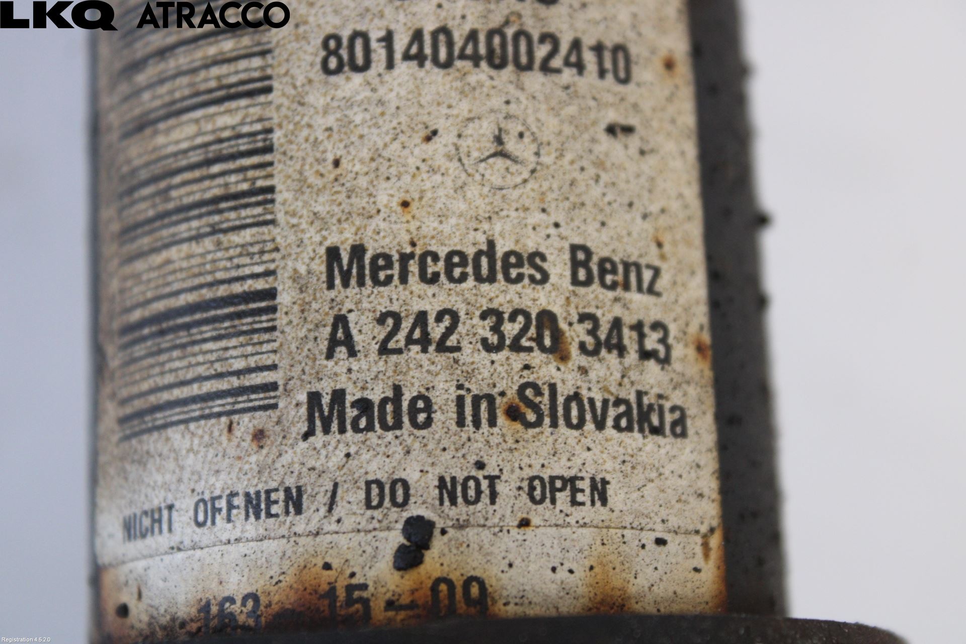 Mercedes-Benz MB B-KLASS (W246/W242) 12-19 Fjærbein Foran Høyre