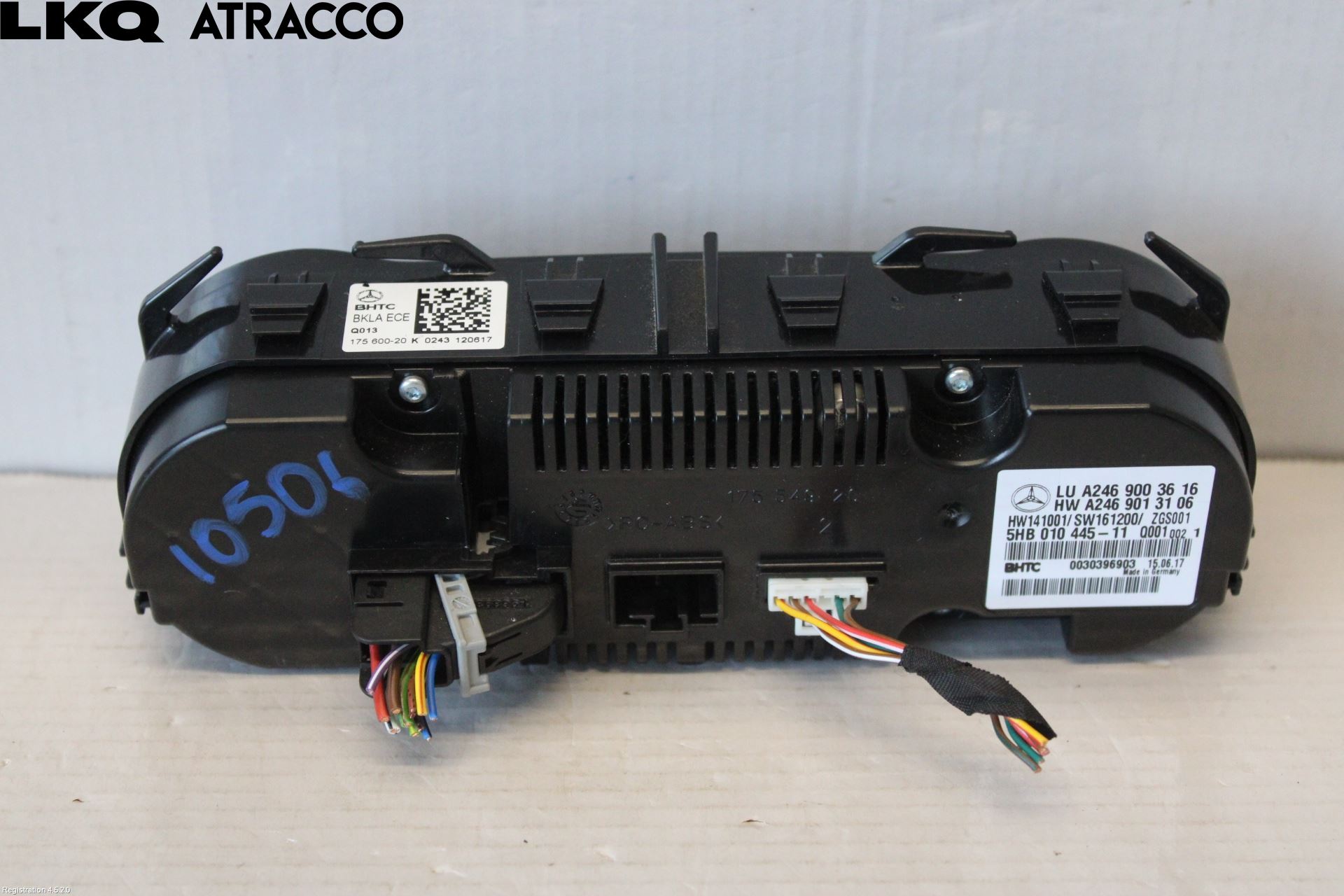 Mercedes-Benz MB CLA-KLASS (C117/X117) 13-19 Varme Ac Betjening-Display