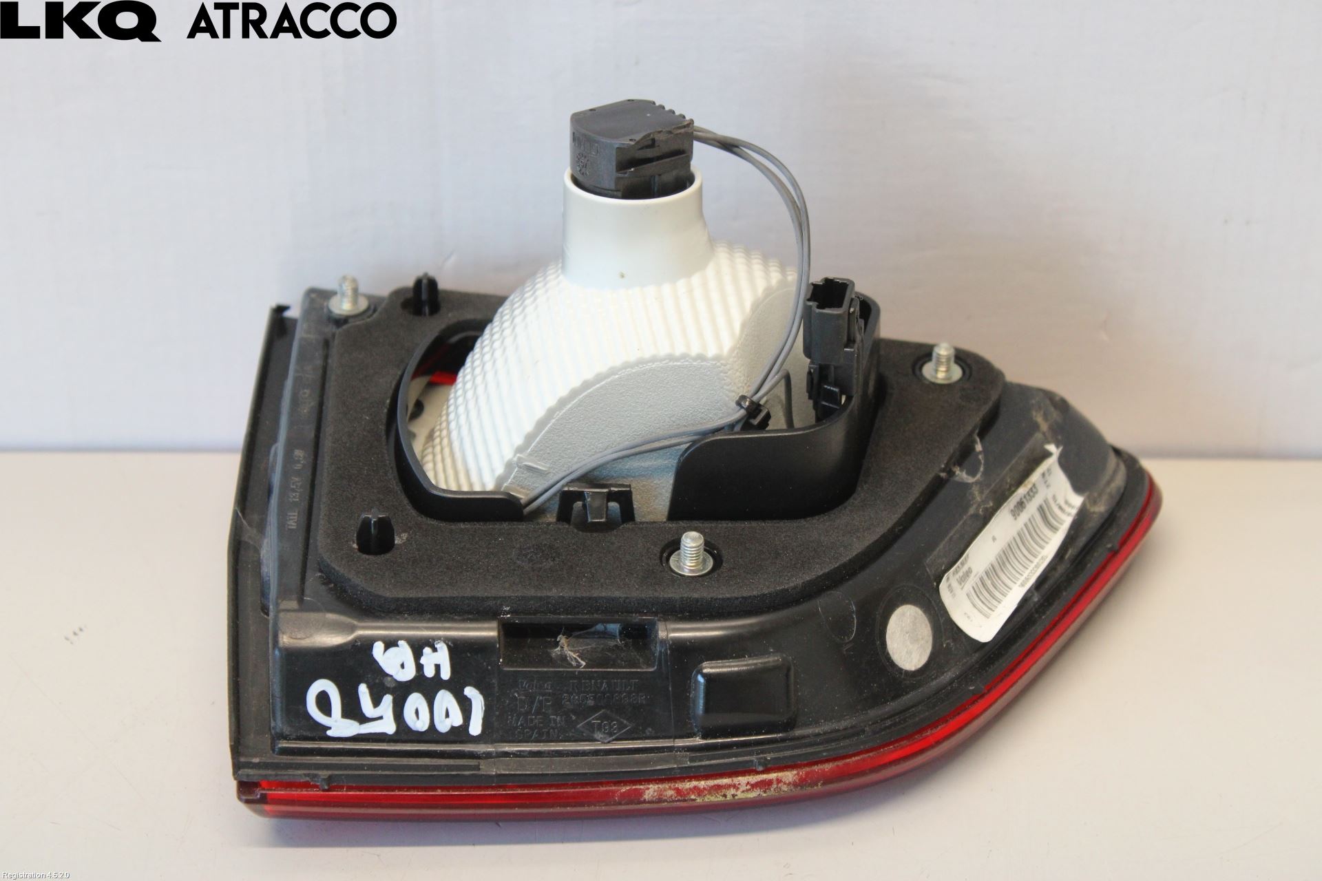 Renault KADJAR 15- Baklykt Høyre  På Luke(Indre)