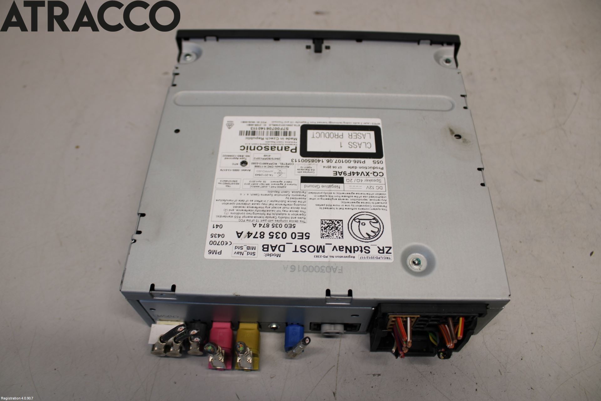 Skoda OCTAVIA (5E) 13-20 Stereo Radio Med Cd