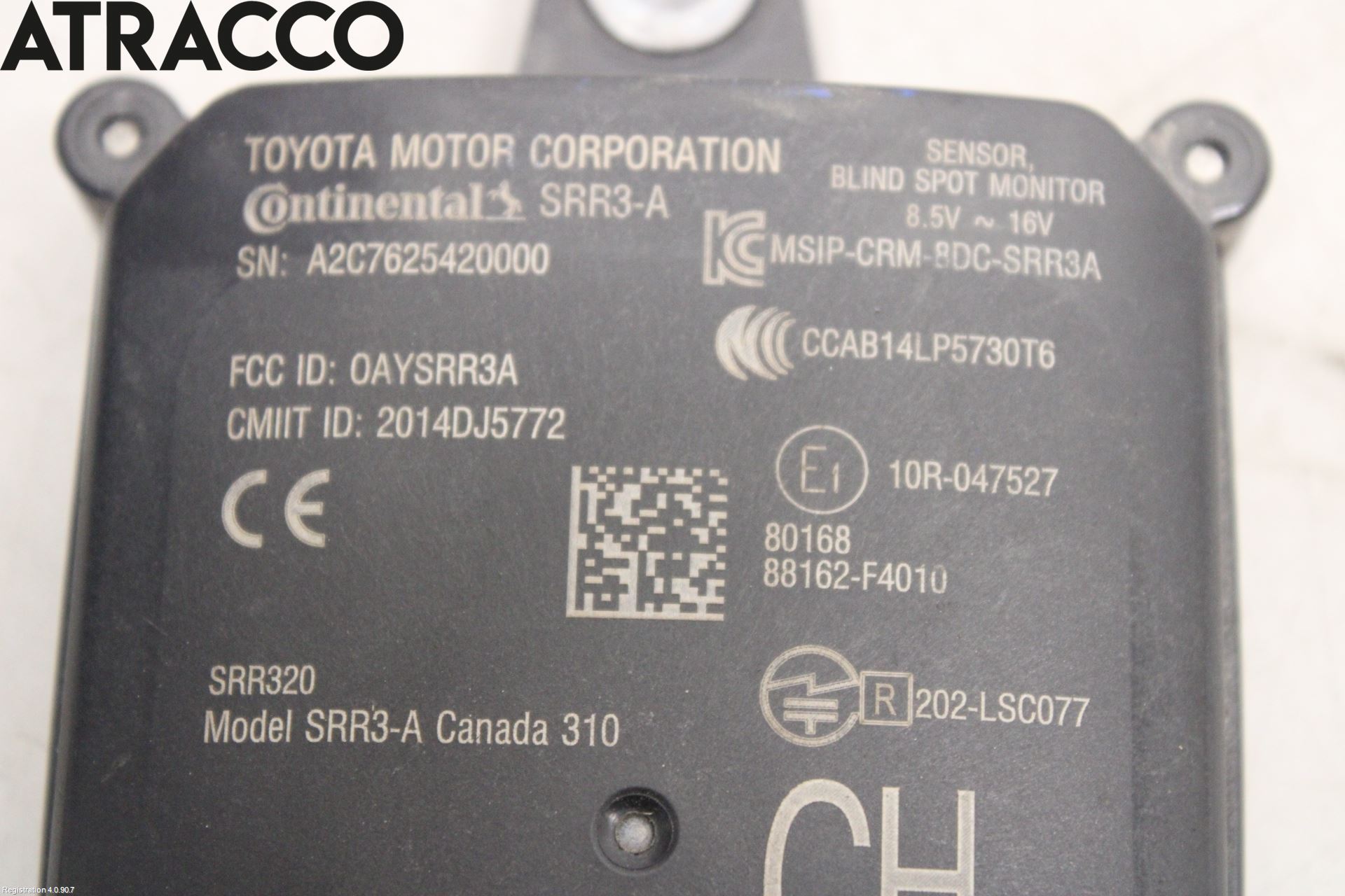 Toyota C-HR 16-23 Sensor Kollisjonsbeskyttelse