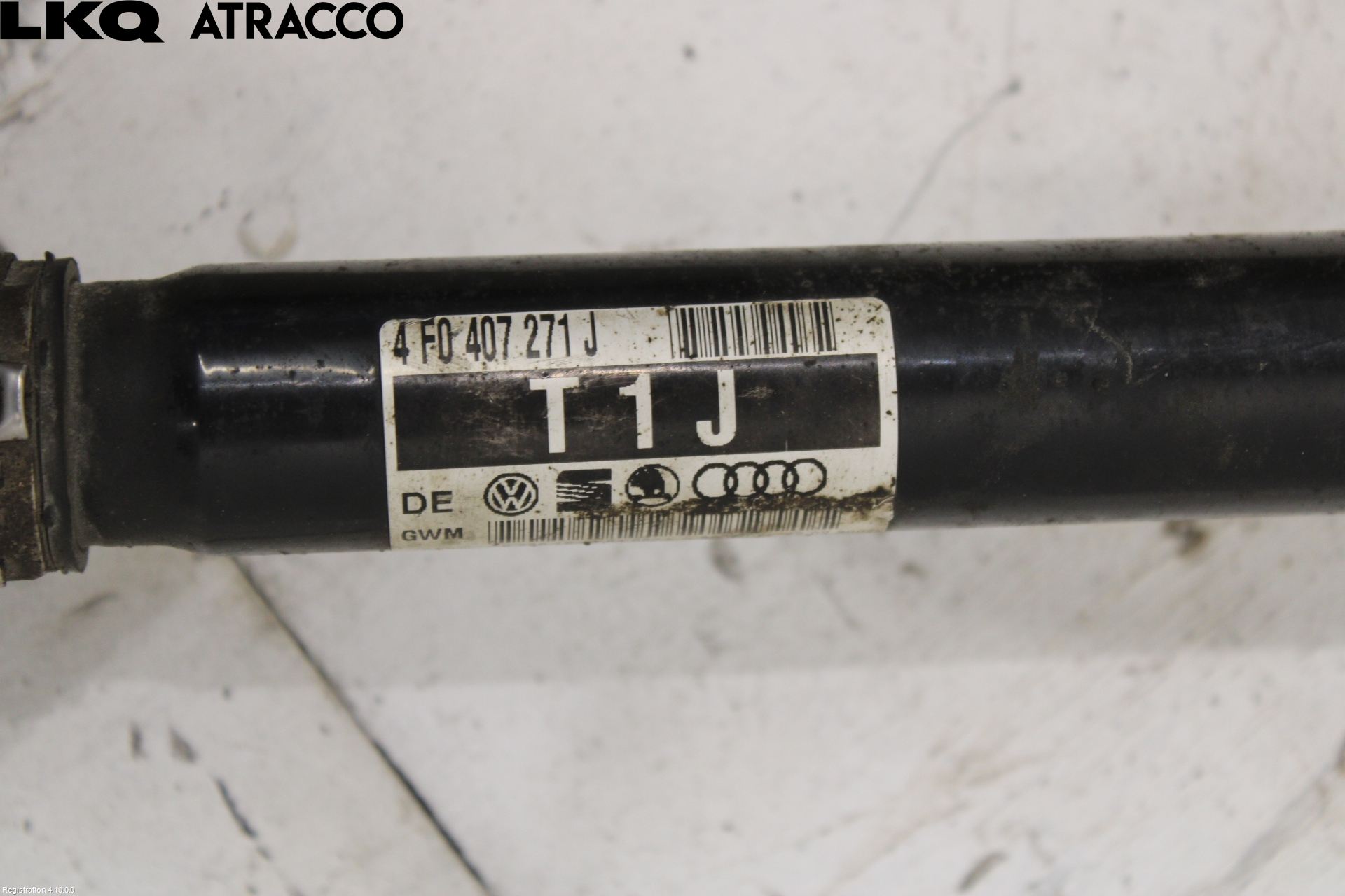 Audi ALLROAD 06-11 Drivaksel Foran Kompl Venstre