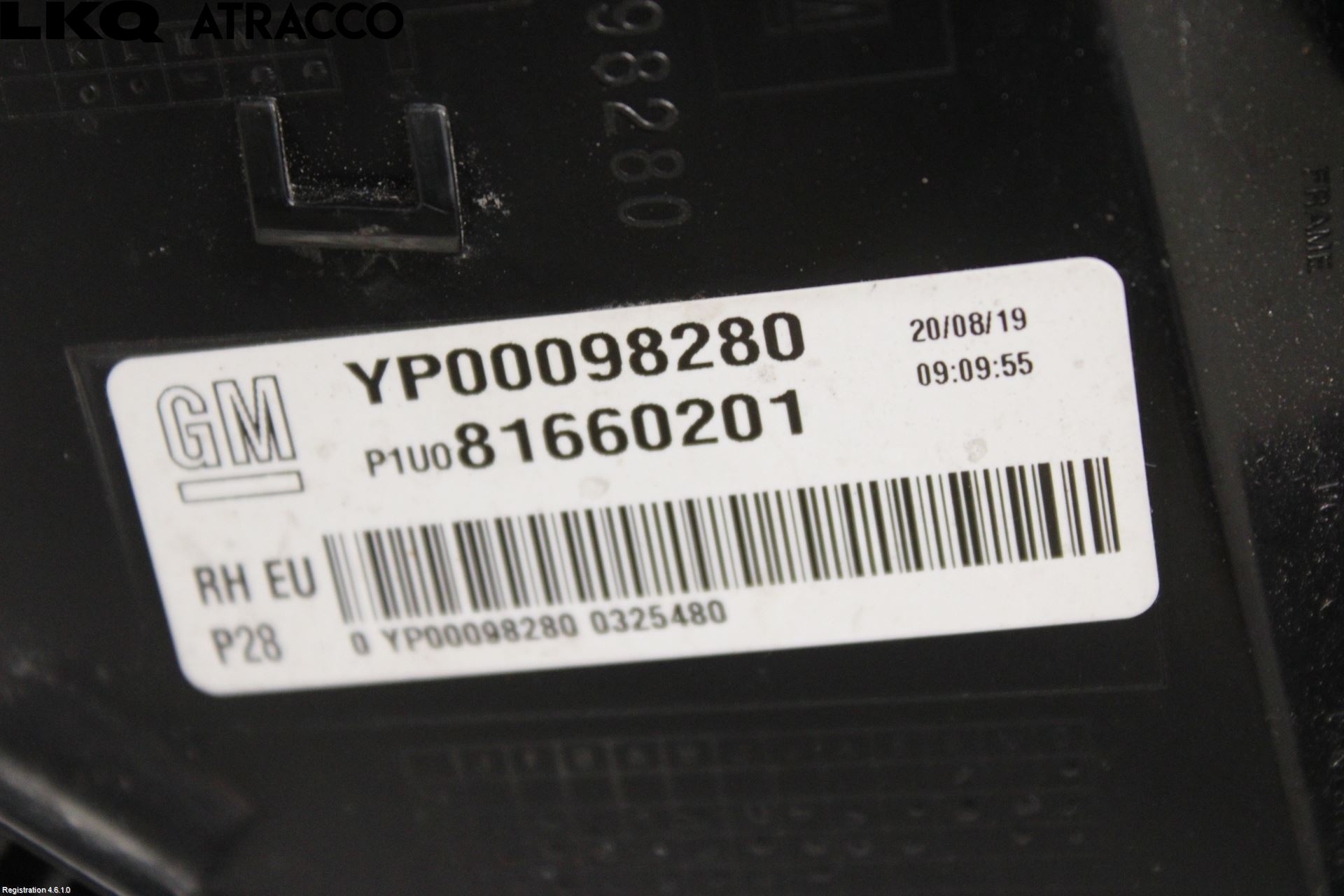 Opel GRANDLAND X 18- Baklykt Høyre