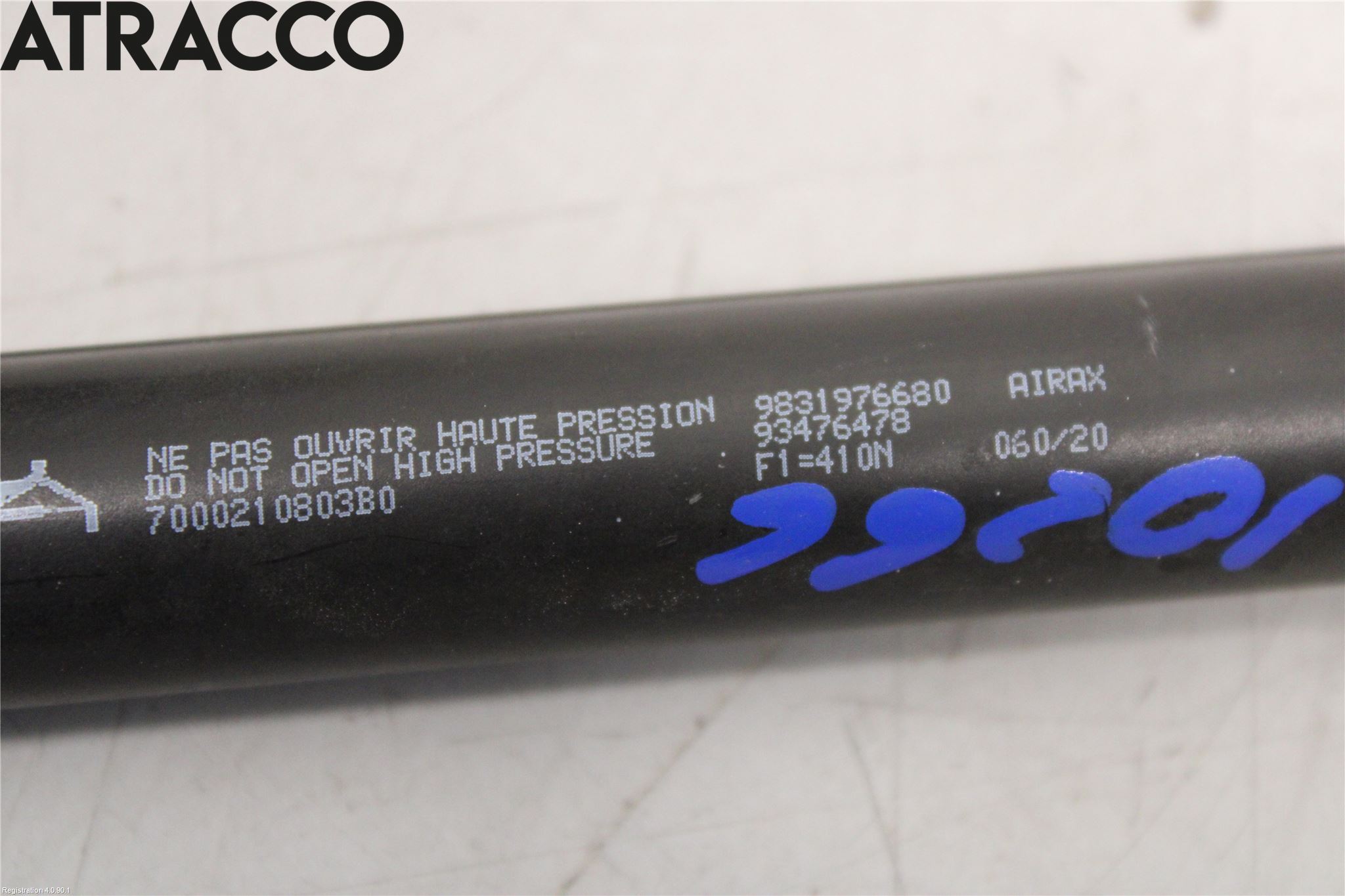 Opel CORSA F, CORSA-E 20- Bakluke Demper-Gassfjær