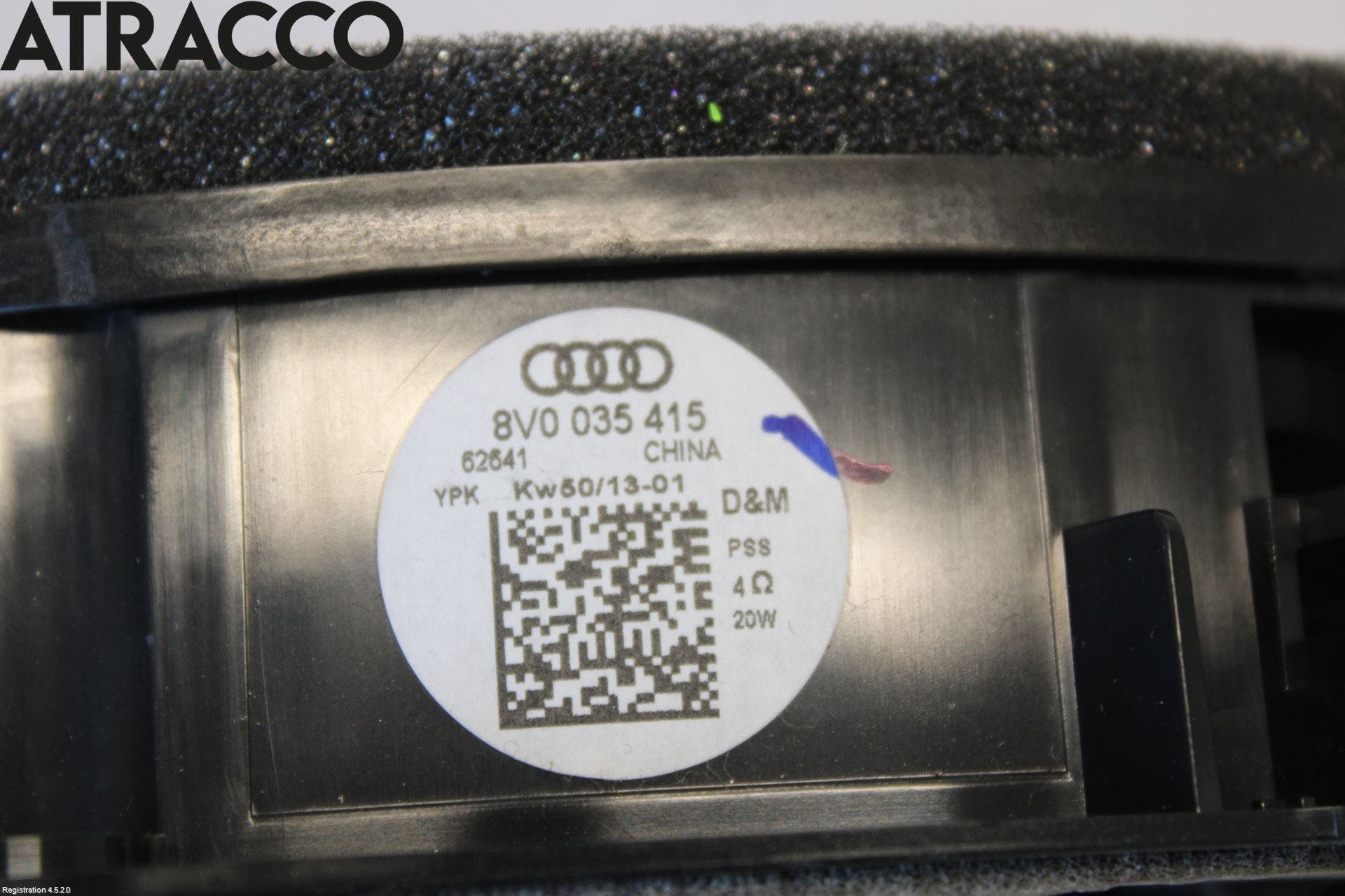 Audi A3/S3 05-13 Innr Høyttaler