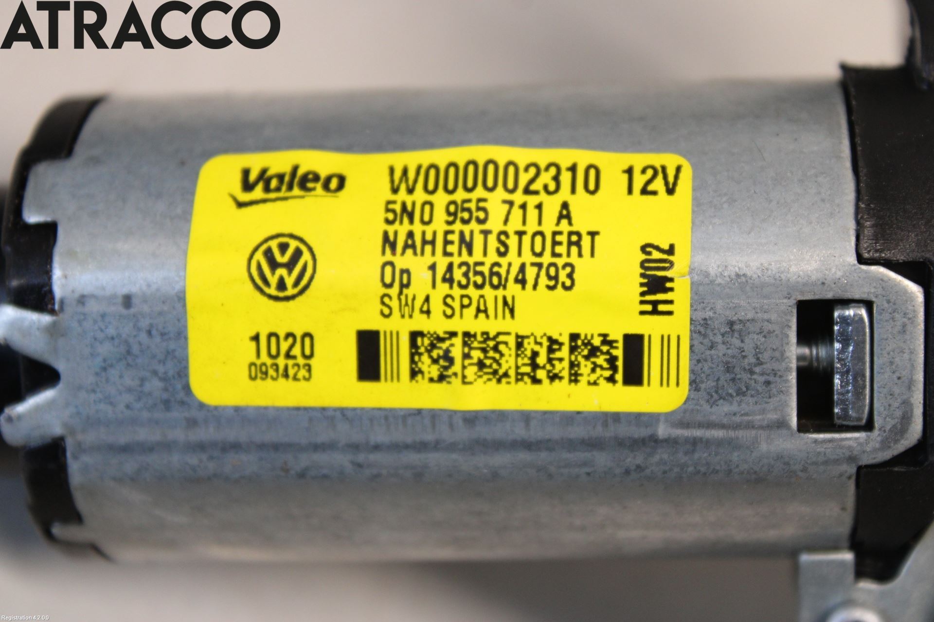 Volkswagen VW TIGUAN 07-16 Viskermotor Bakluke