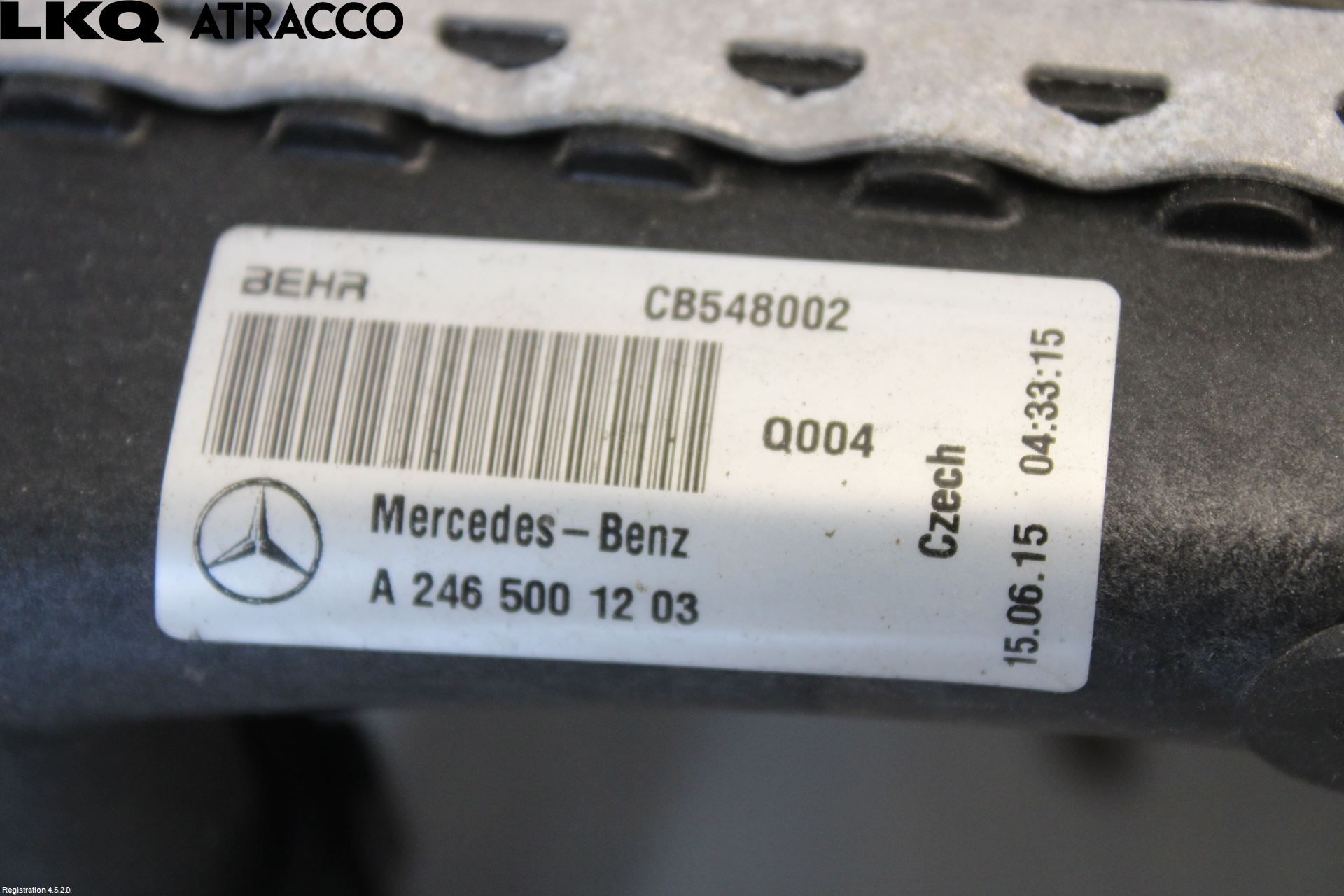 Mercedes-Benz MB B-KLASS (W246/W242) 12-19 Radiator Automat