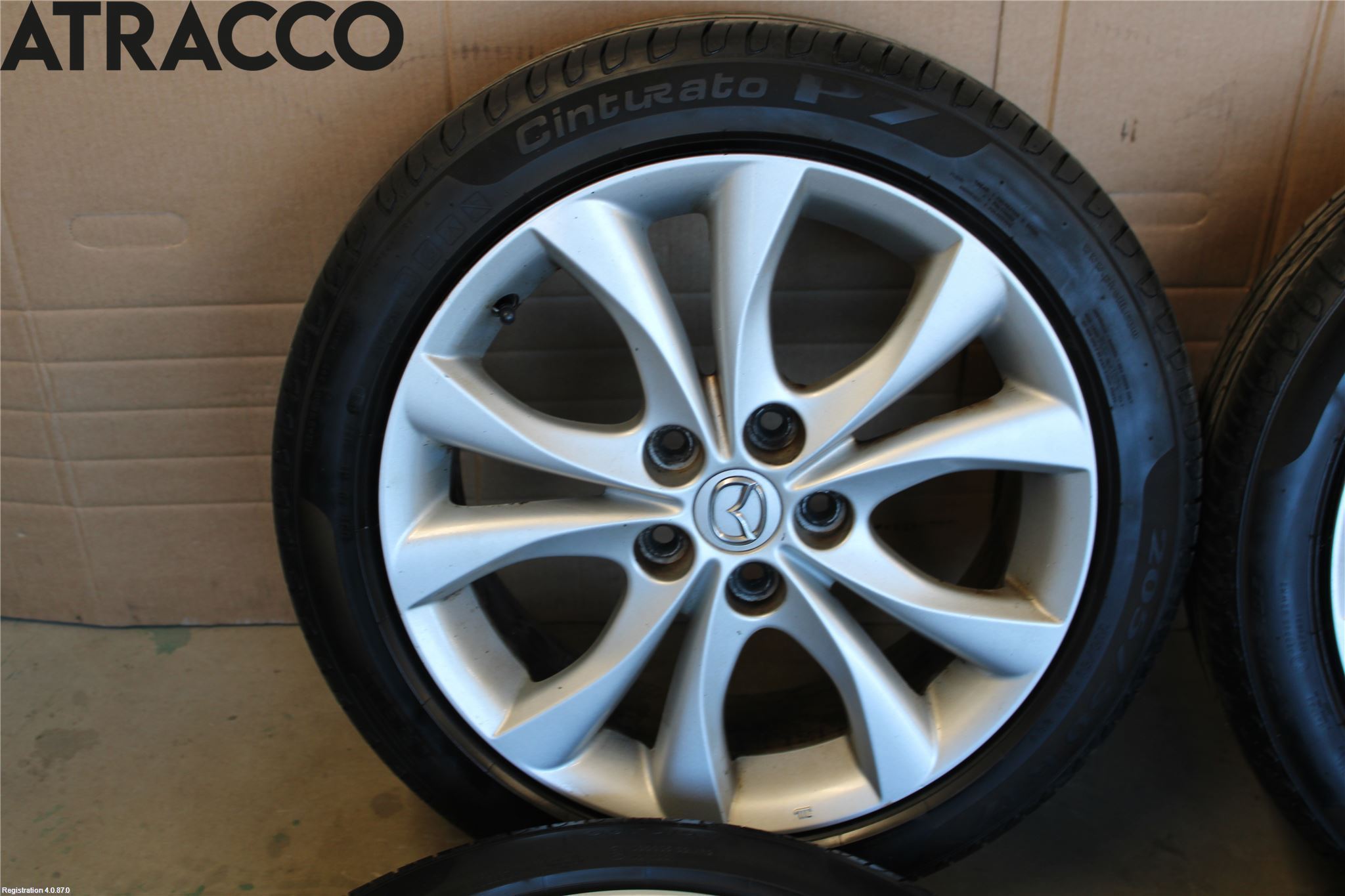 Mazda 5 05-10 Dekk Sommer På Alu Felg 4Stk