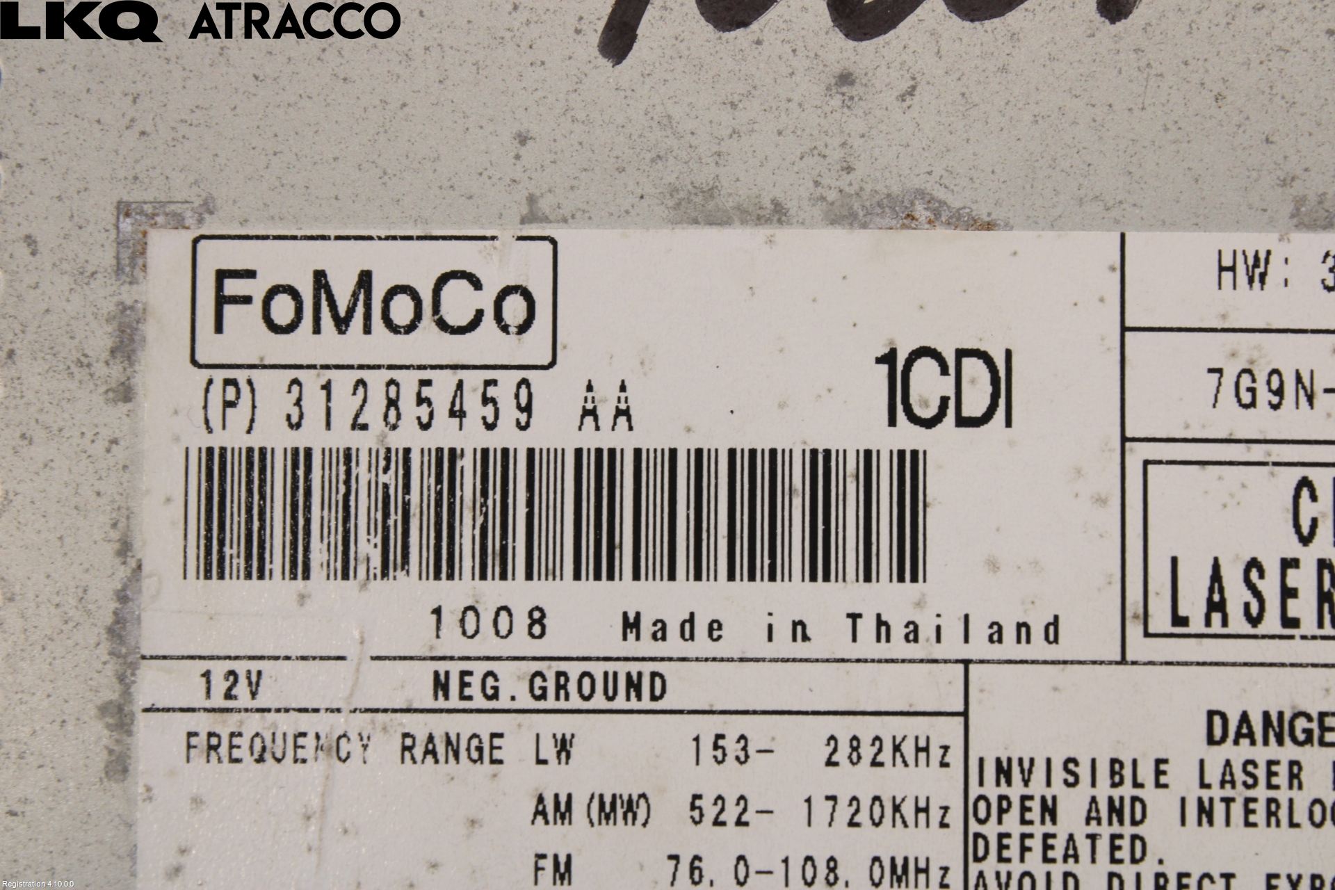 Volvo V70 08-13 Stereo Radio Med Cd