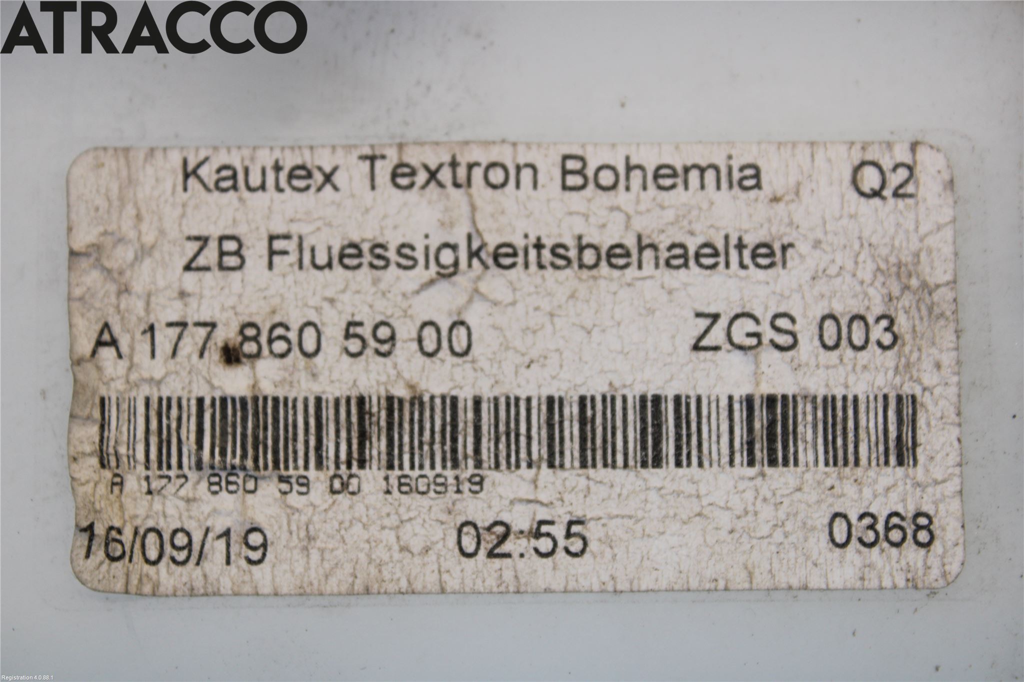 Mercedes-Benz MB B-KLASS (W246/W242) 12-19 Spylerbeholder Frontrute