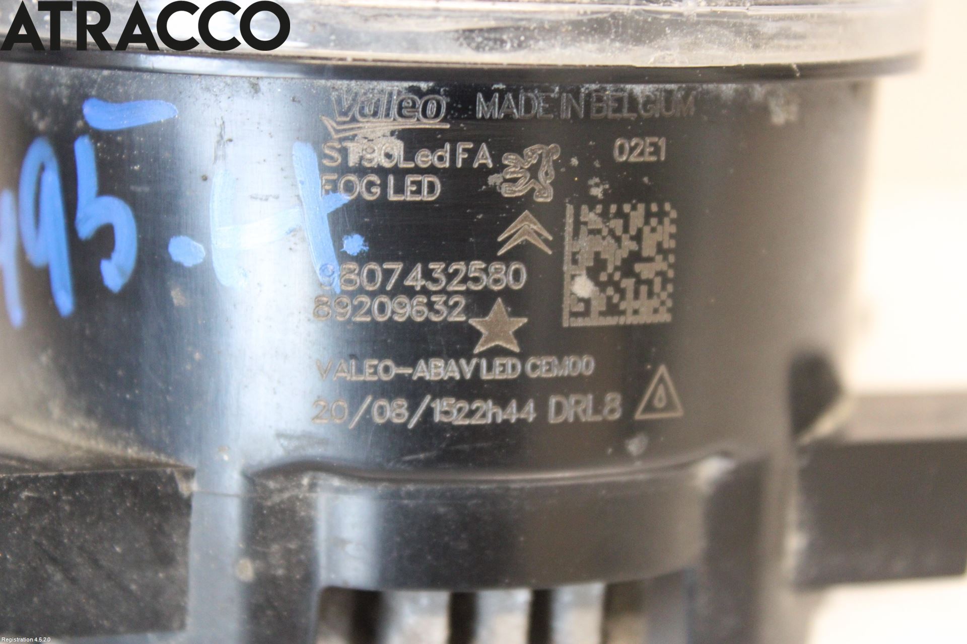 Peugeot 308 14-21 Frontlykt-Kurve-Tåkelys