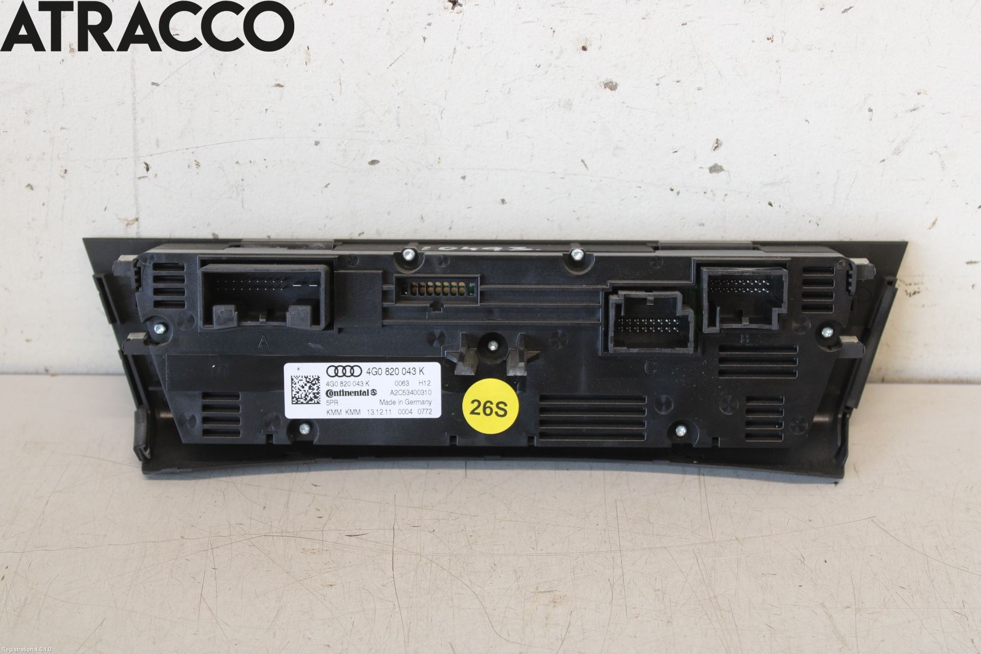 Audi A6/S6 4G 11-18 Varme Ac Betjening-Display