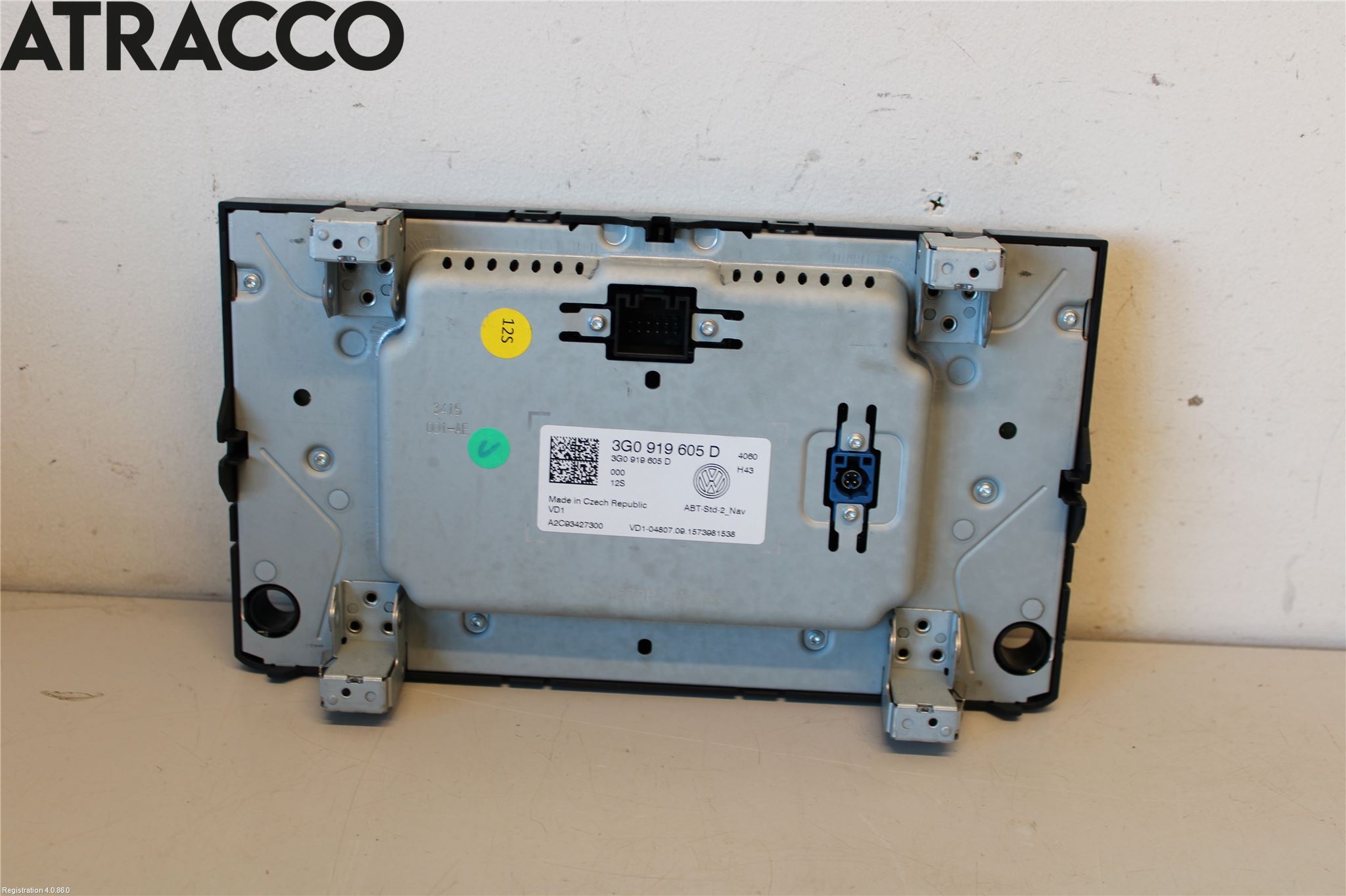 Volkswagen VW GOLF / E-GOLF VII 13-20 Multifunktionsdisplay