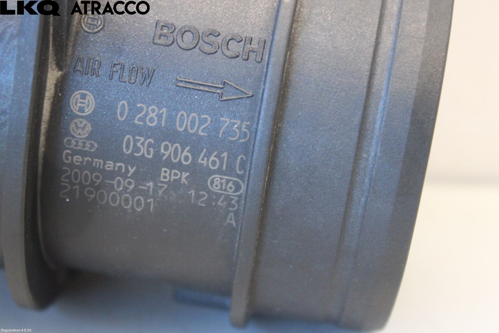 Volkswagen VW GOLF VI 09-13 Inns Luftmassemåler