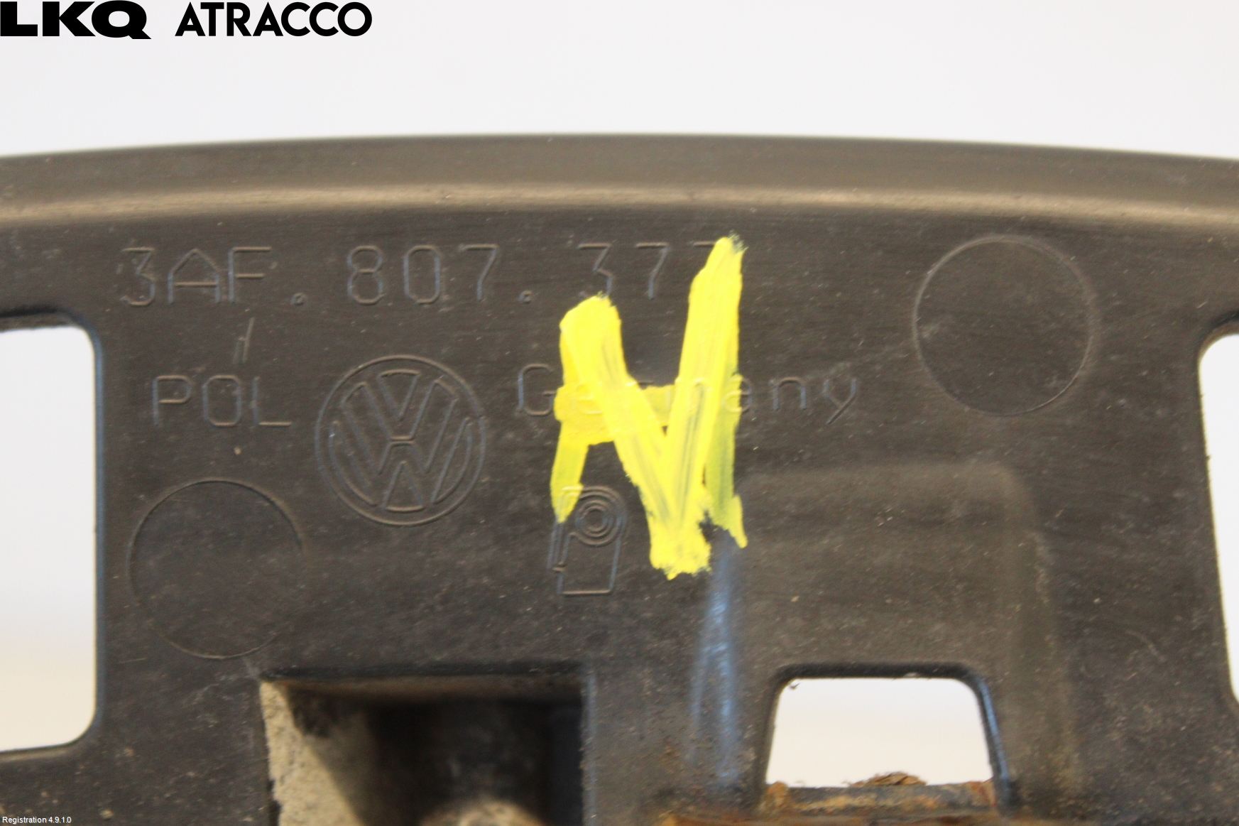 Volkswagen VW PASSAT 11-14 Støtfangerfeste Bak Venstre