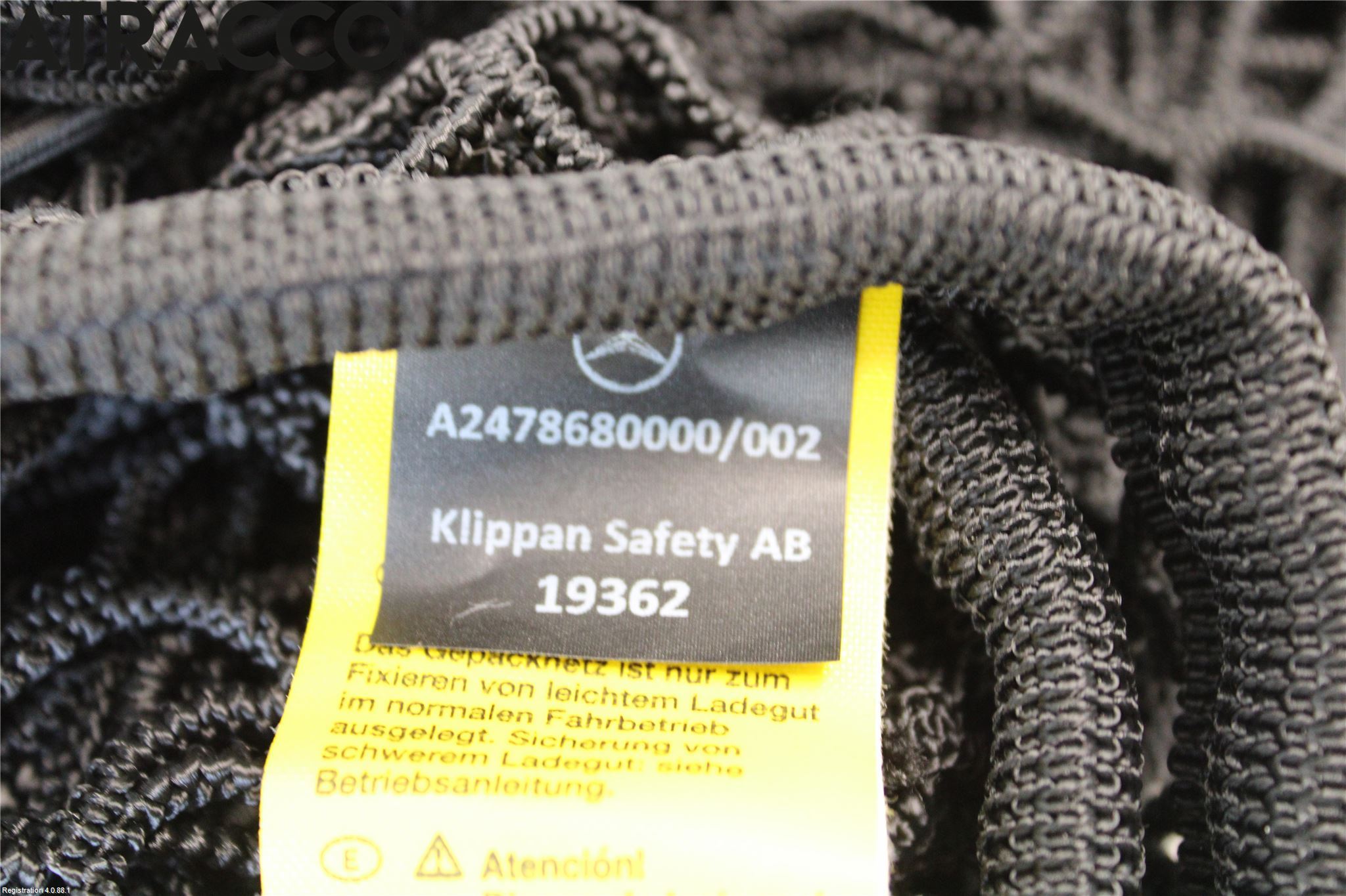 Mercedes-Benz MB B-KLASS (W246/W242) 12-19 Innr Lastenett